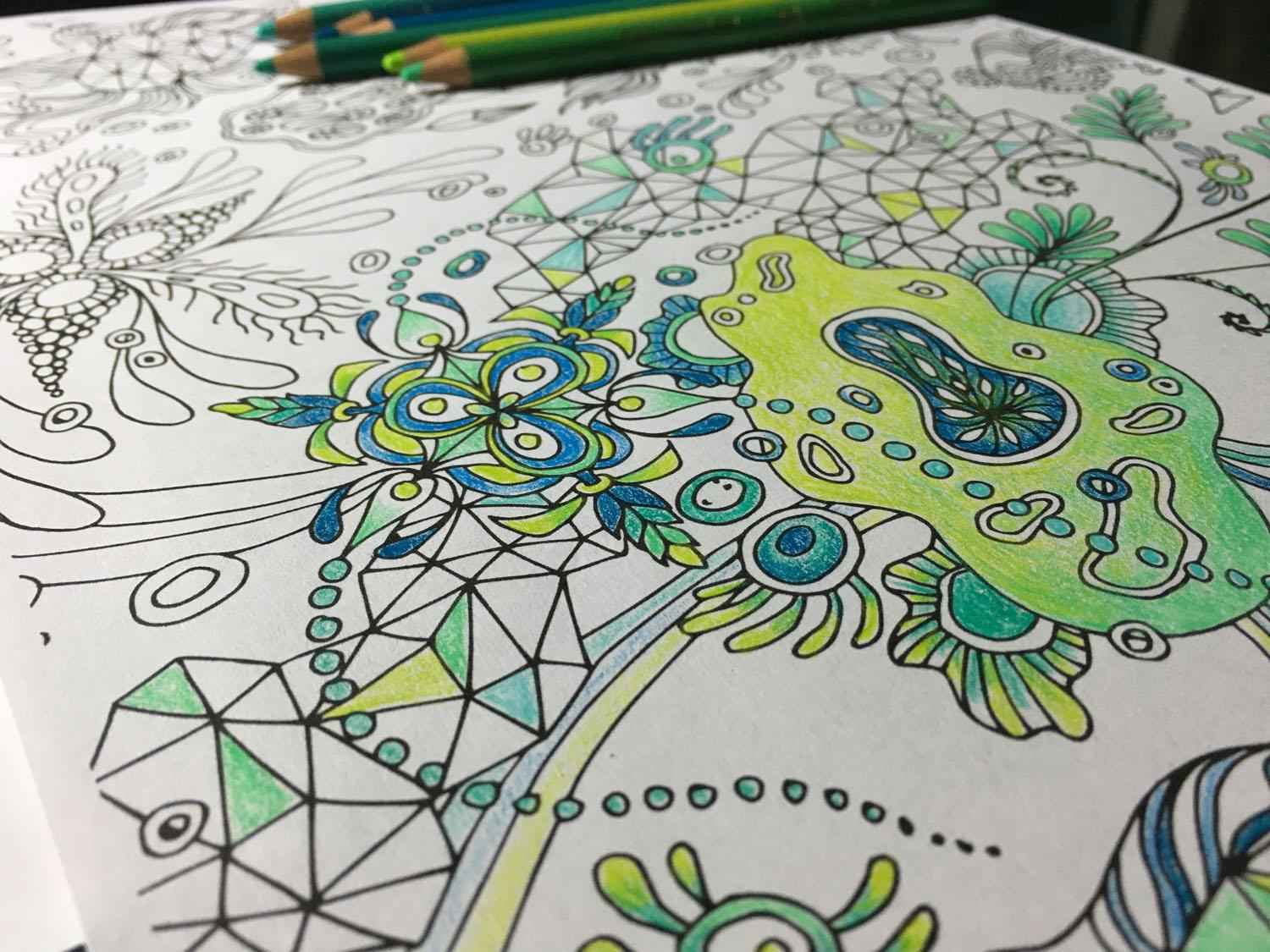 “Botanical Triangulation” Pattern - image 7 - student project