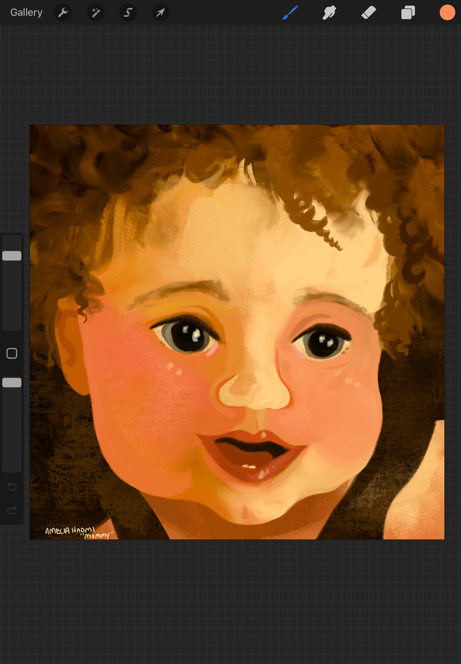 Digital painting of my son ❤️ - image 1 - student project