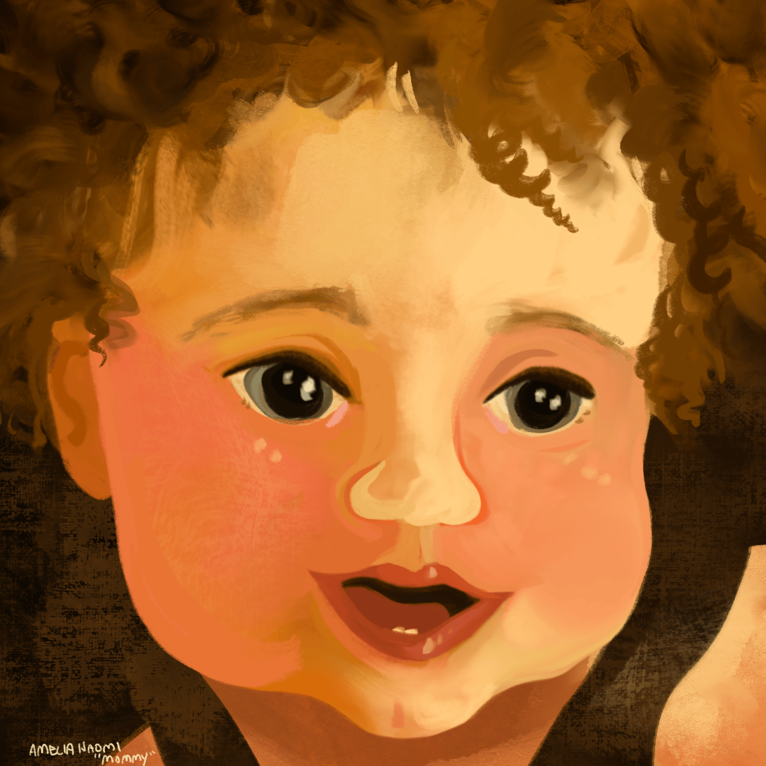 Digital painting of my son ❤️ - image 2 - student project