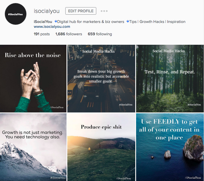 creating a digital hub for marketing professionals on Instagram  - image 1 - student project