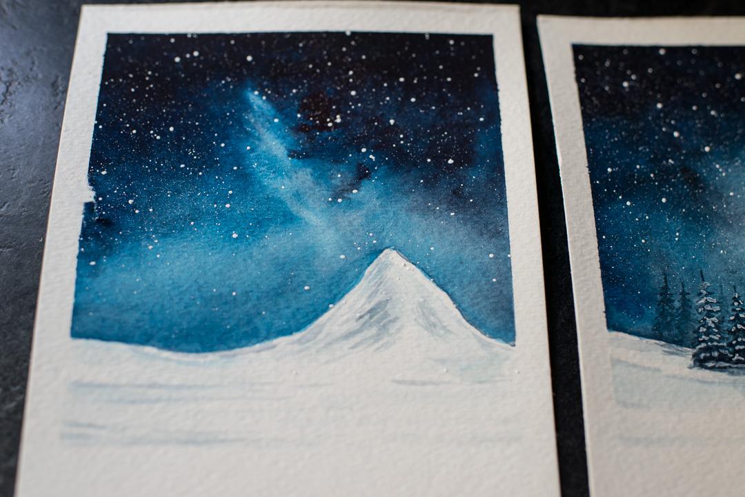 Night Sky + Snowy Landscape - image 5 - student project