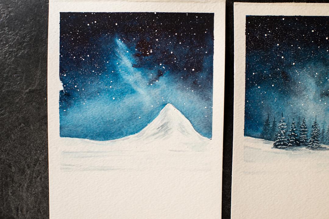 Night Sky + Snowy Landscape - image 2 - student project