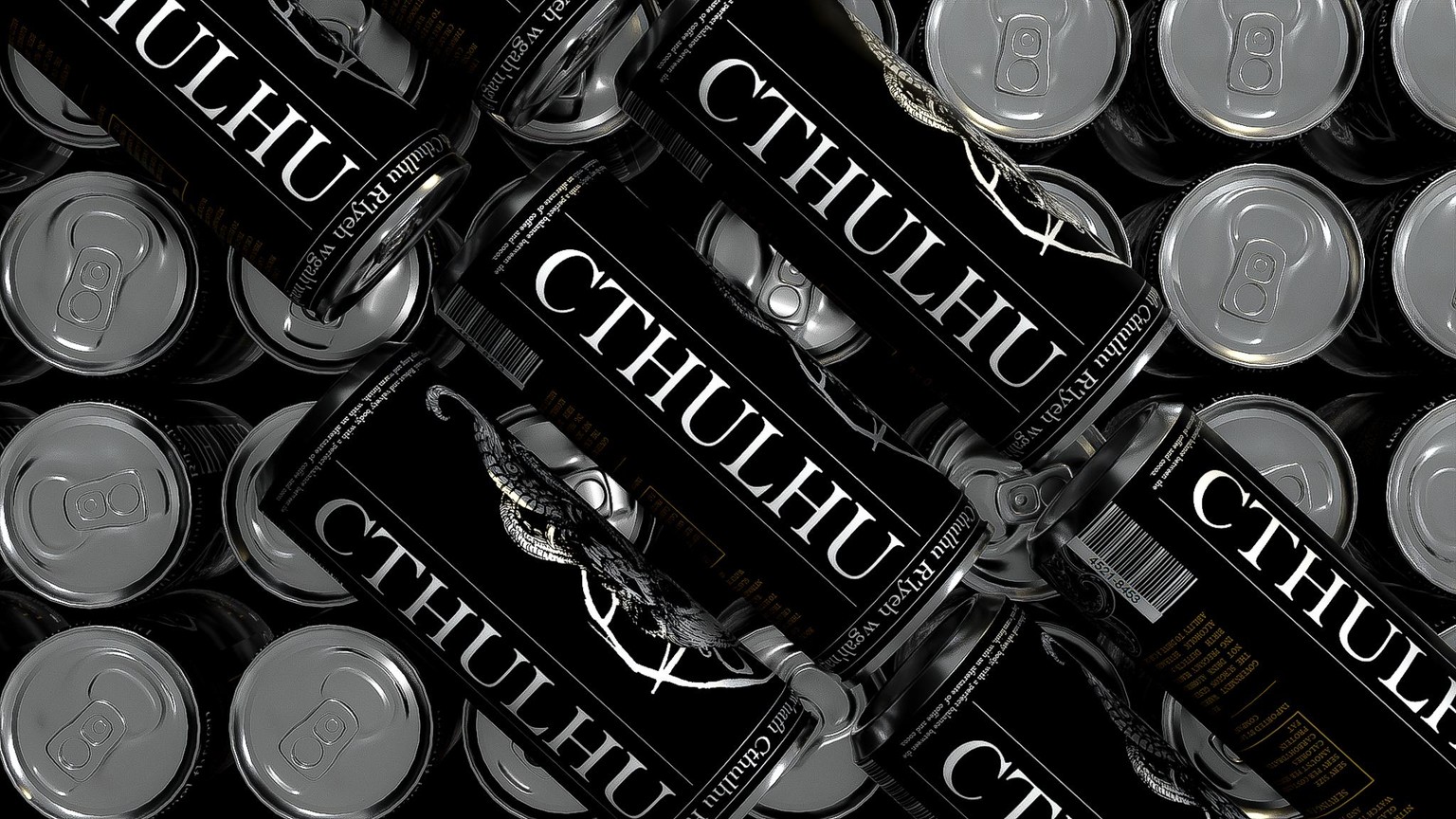 Cthulhu Dark Lager Beer - image 4 - student project