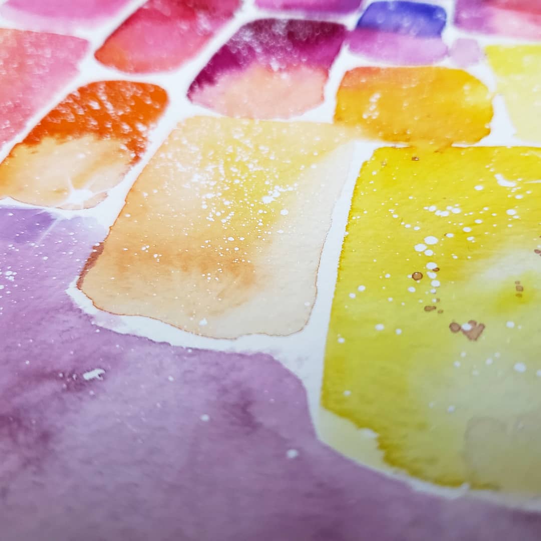 Abstract Watercolor Galaxy - image 3 - student project