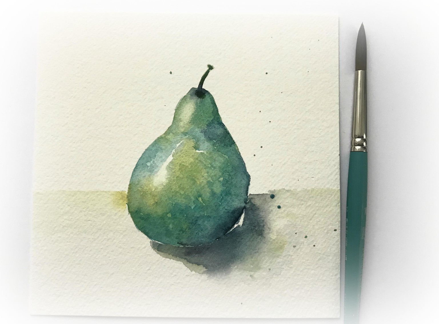 Pretty Watercolor Pear - Sample Project - image 3 - student project