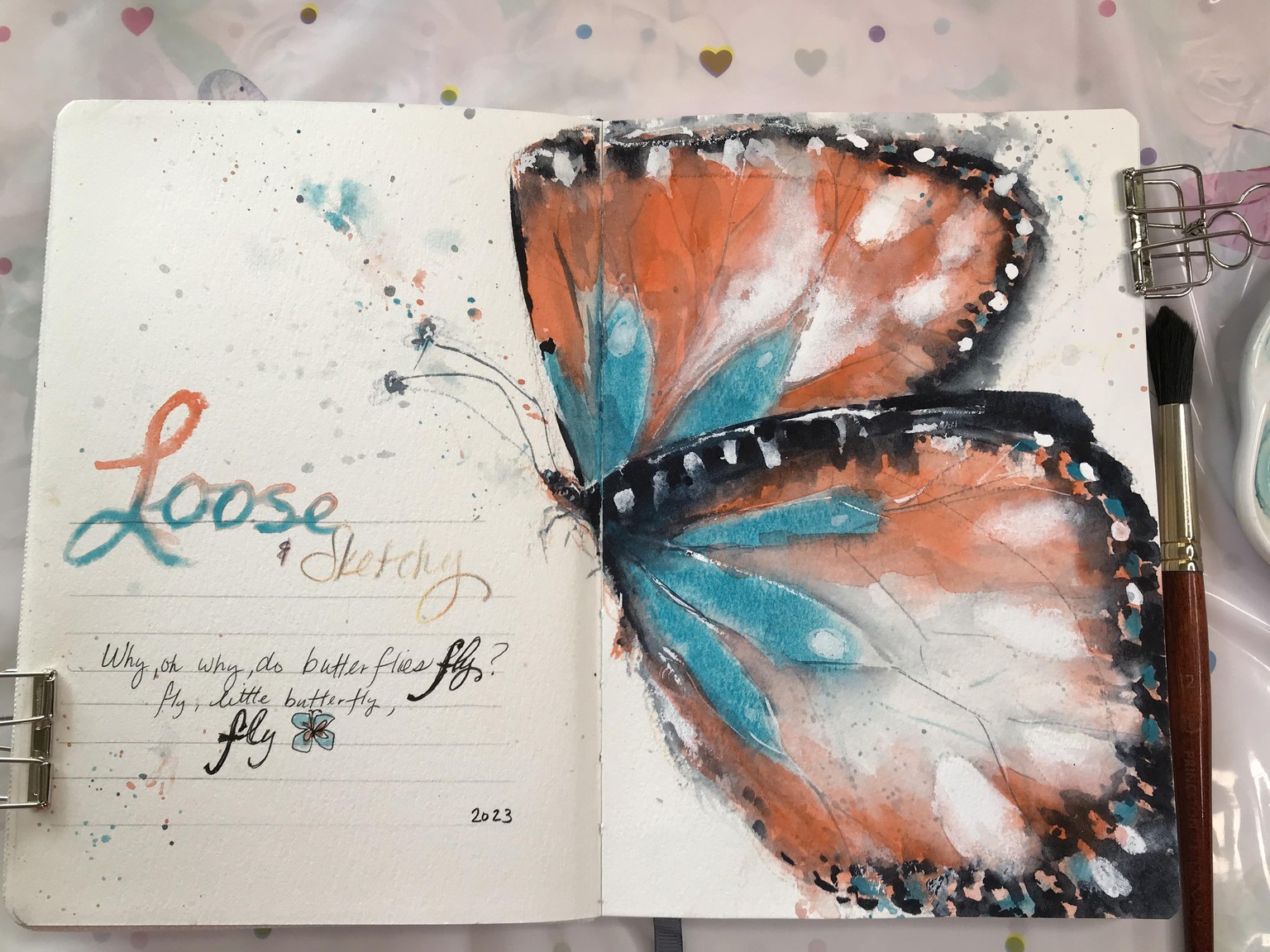 Butterfly Sketchbook - Updated 2 Example Project - image 2 - student project