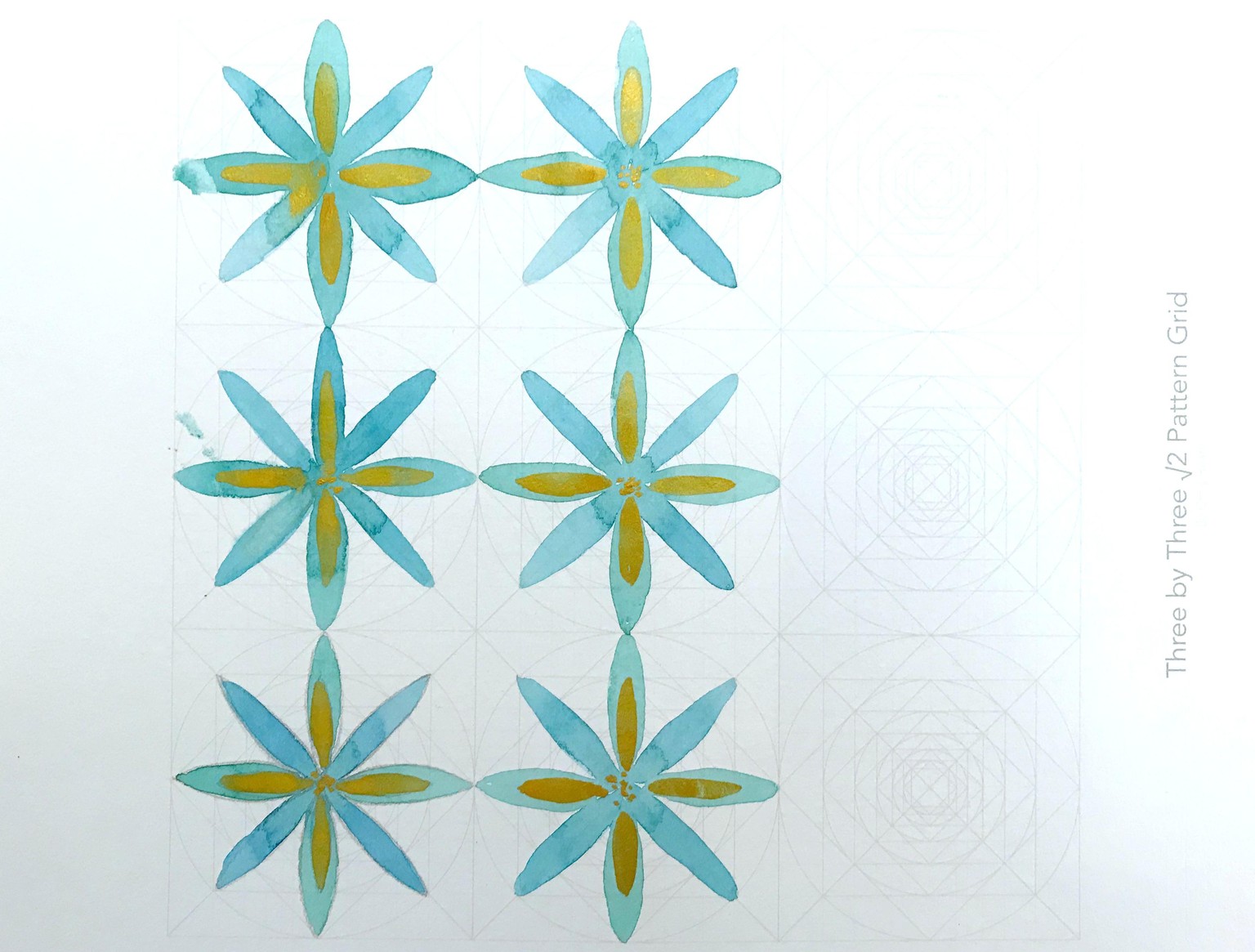 Patterns and watercolor - image 3 - student project