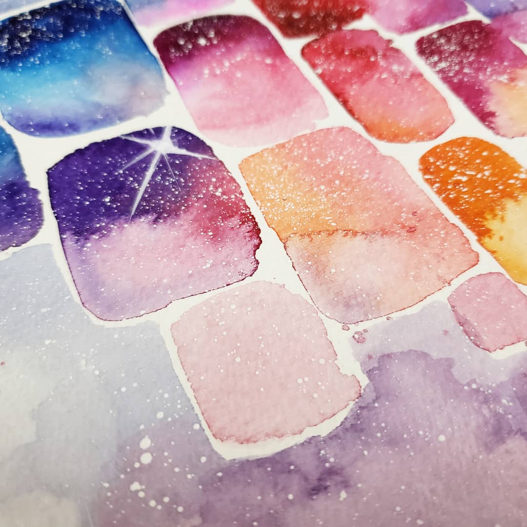 Abstract Watercolor Galaxy - image 4 - student project