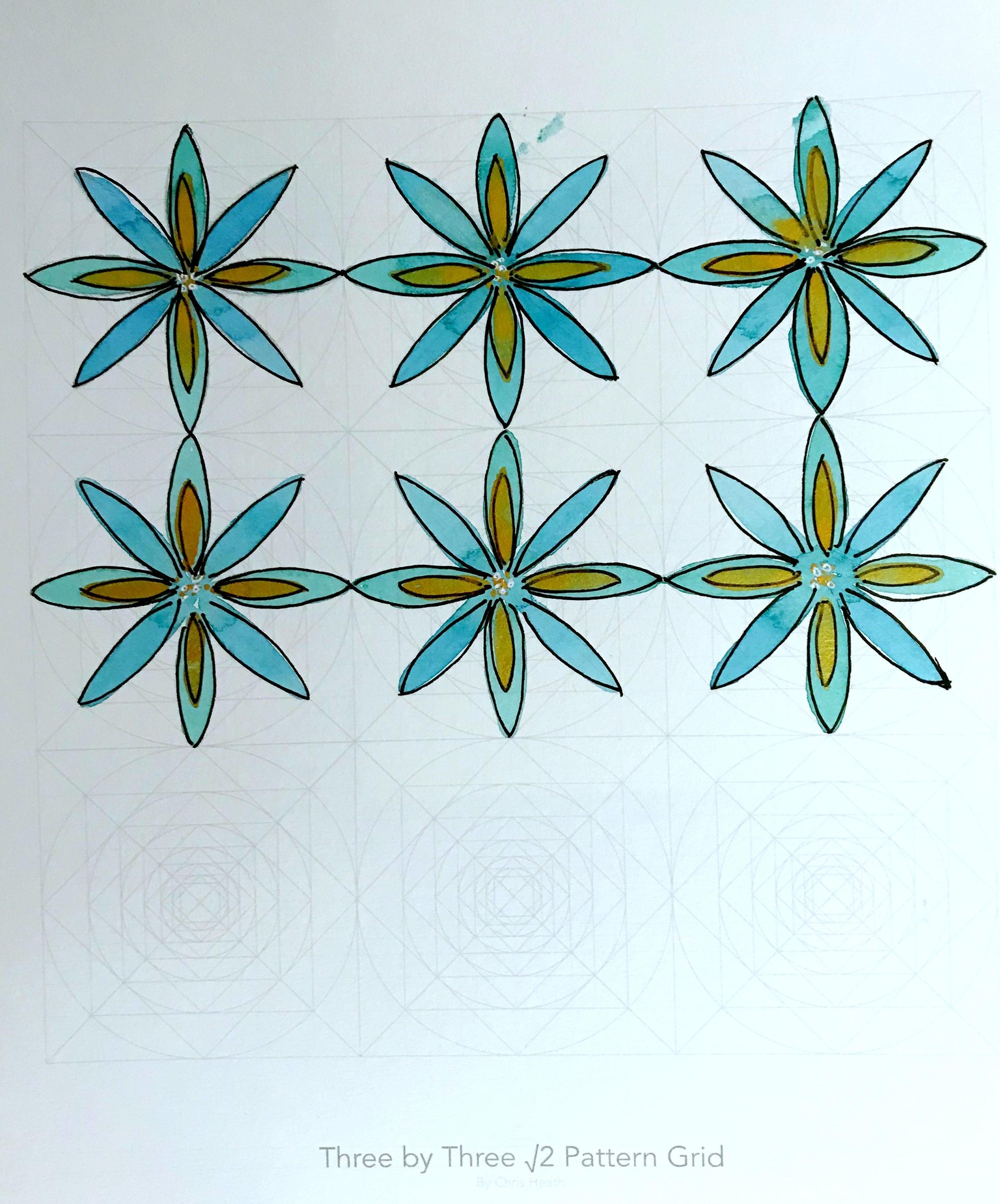 Patterns and watercolor - image 5 - student project
