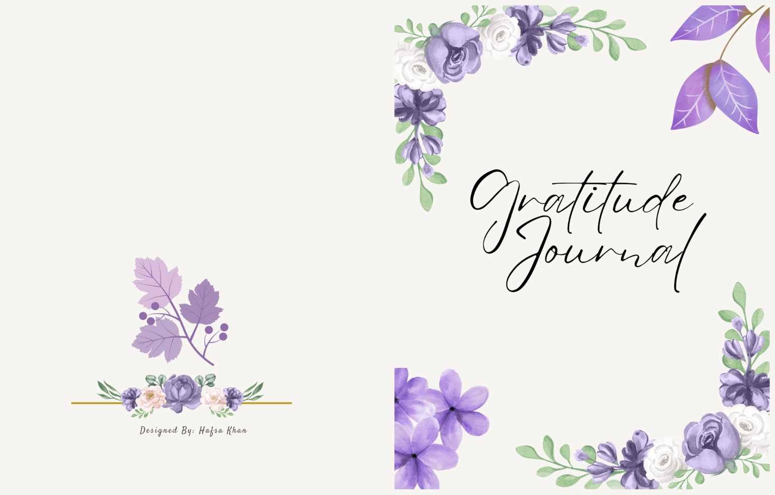 Floral Gratitude Journal - 8.5
