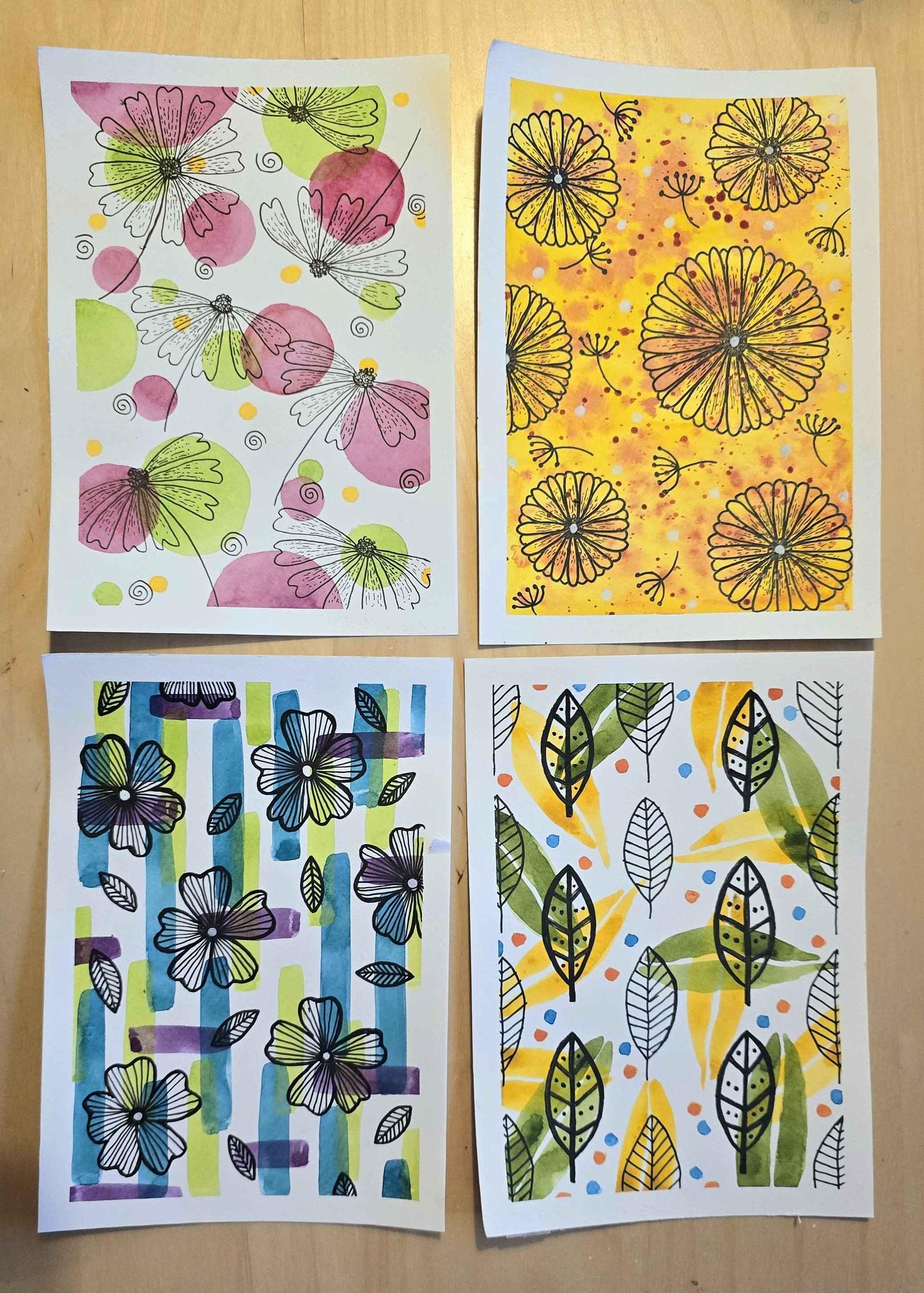 Flower Doodles - image 1 - student project