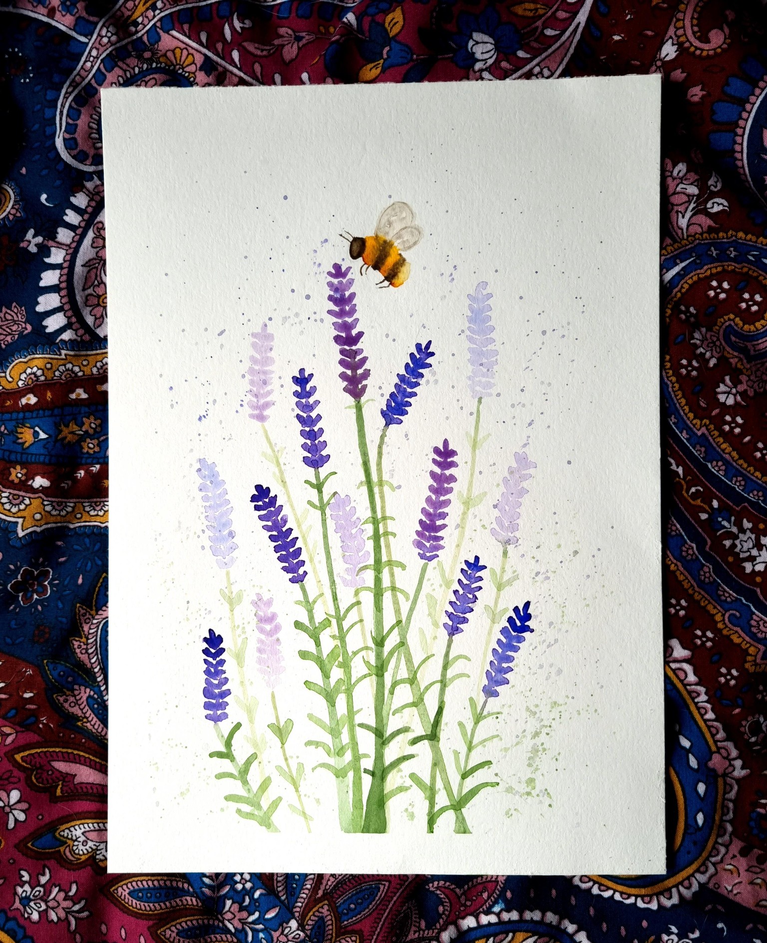 Lavender Bee - image 2 - student project