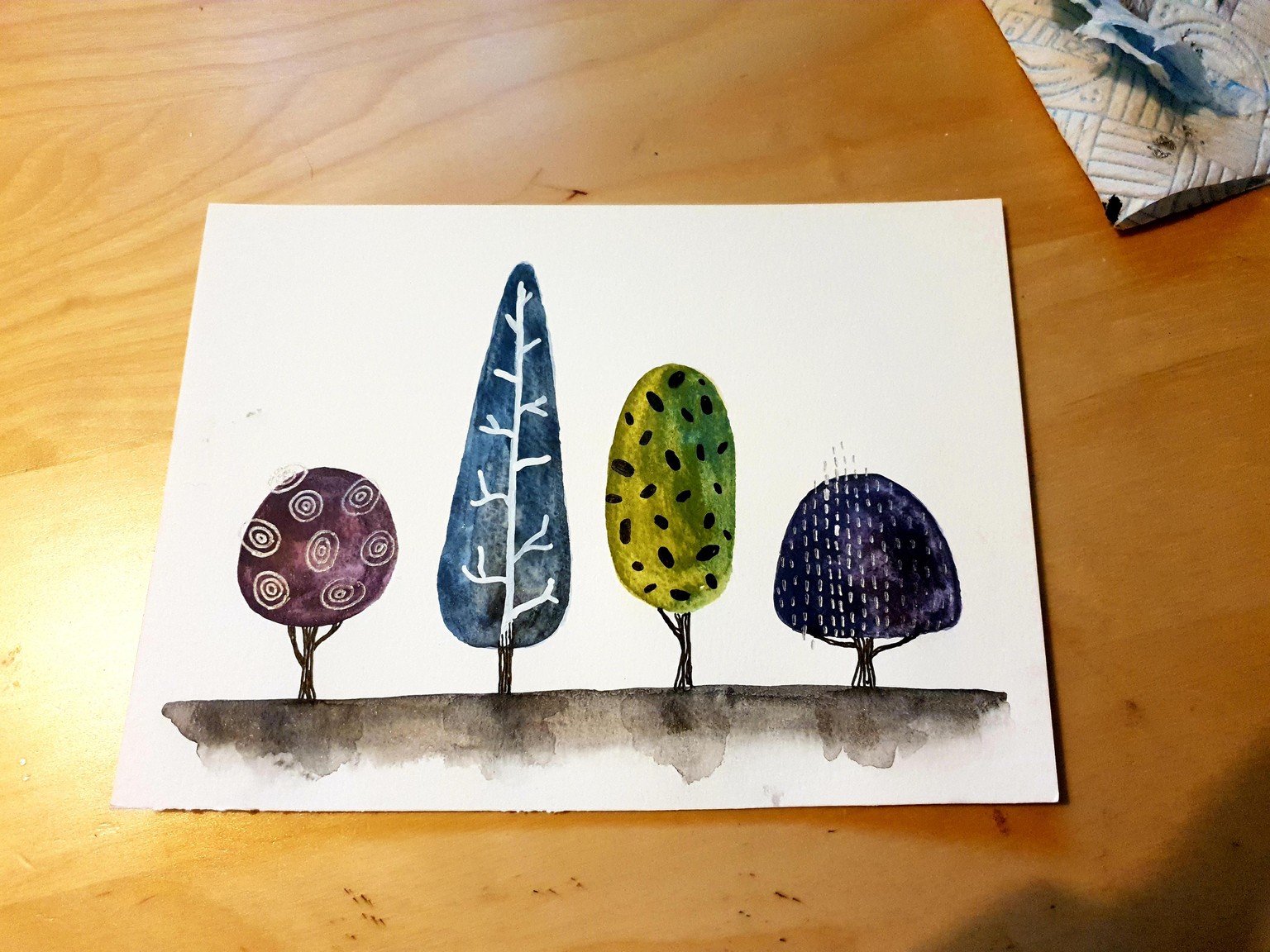 Basic watercolour projects - image 3 - student project