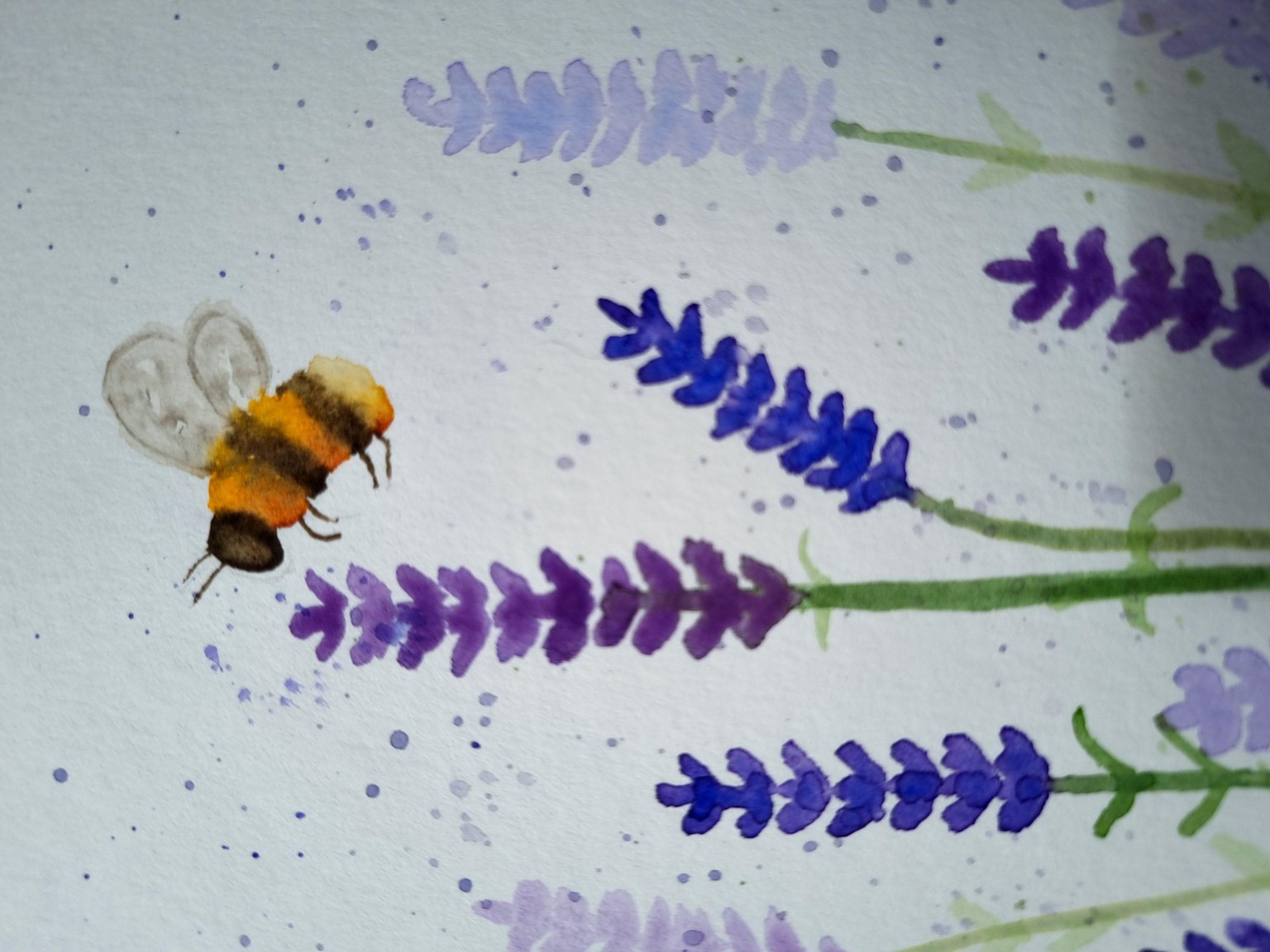 Lavender Bee - image 3 - student project