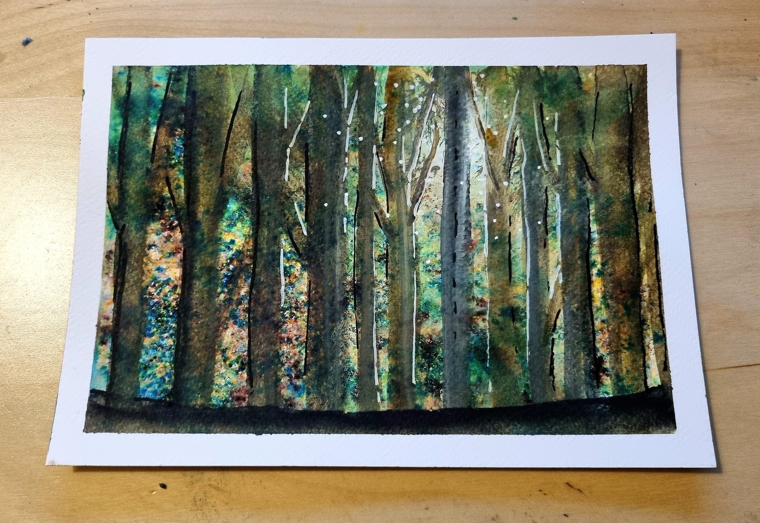 Brusho Forest - image 1 - student project