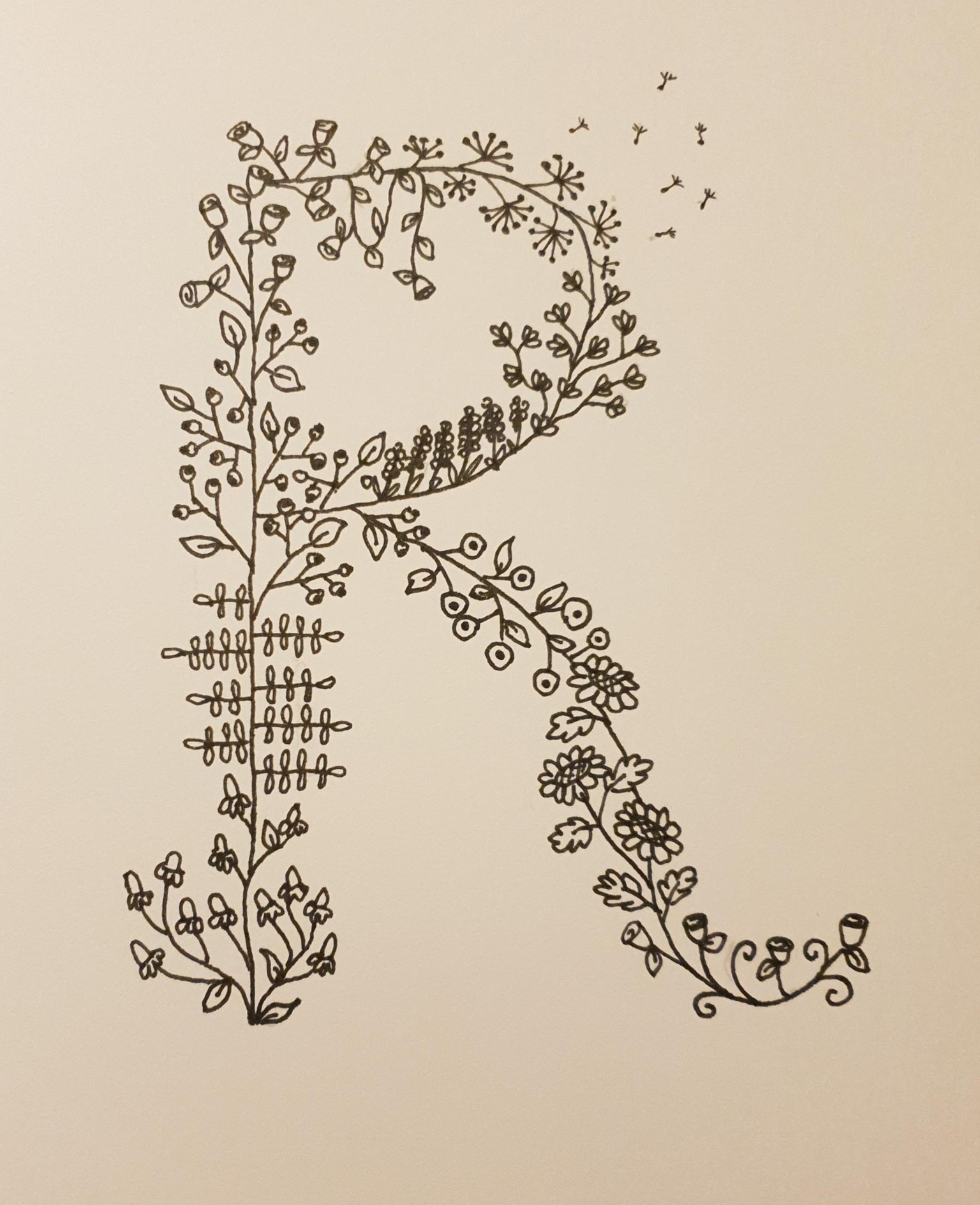 Floral Doodle - image 1 - student project
