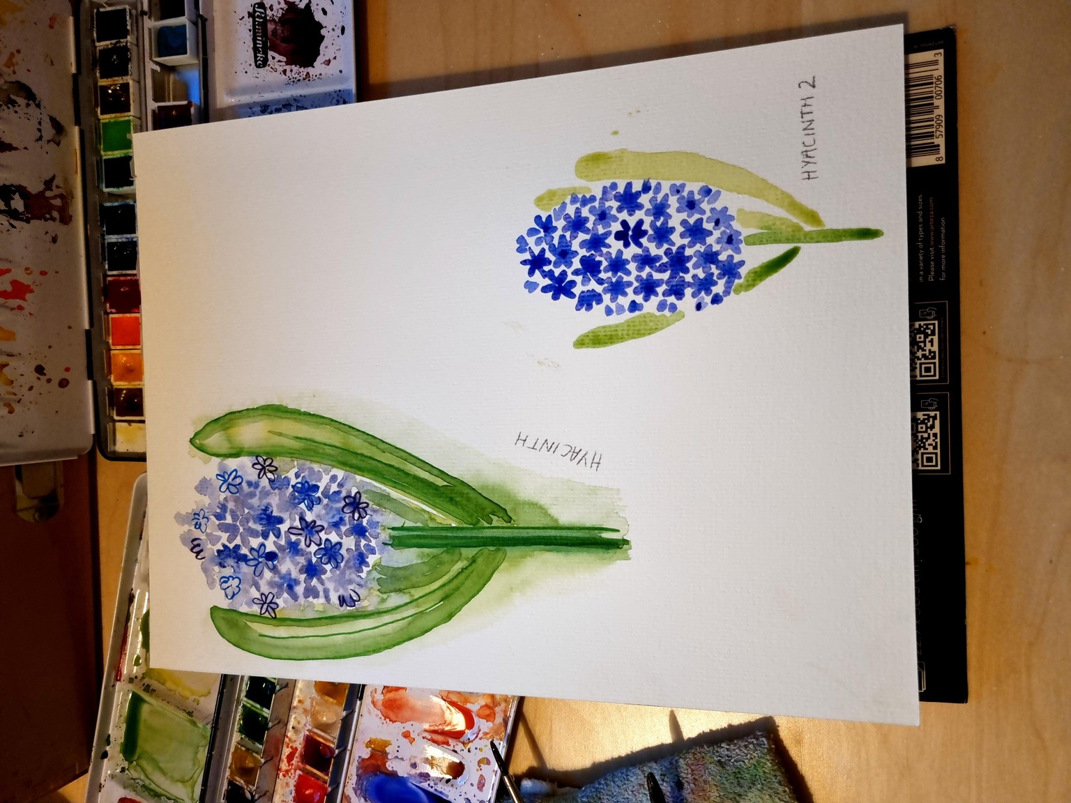 Loose watercolour florals - image 3 - student project
