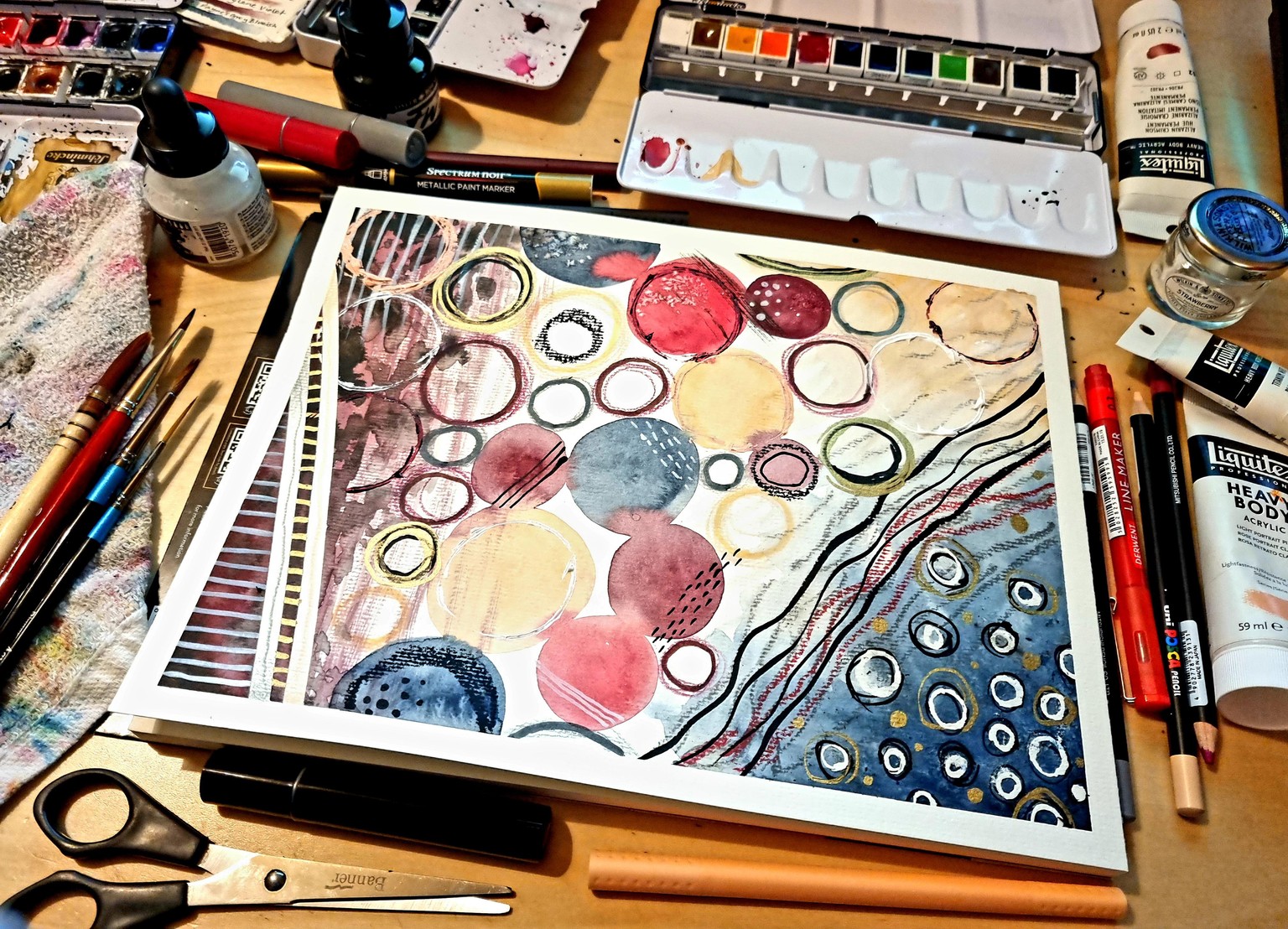 Abstract Mixed Media - image 1 - student project