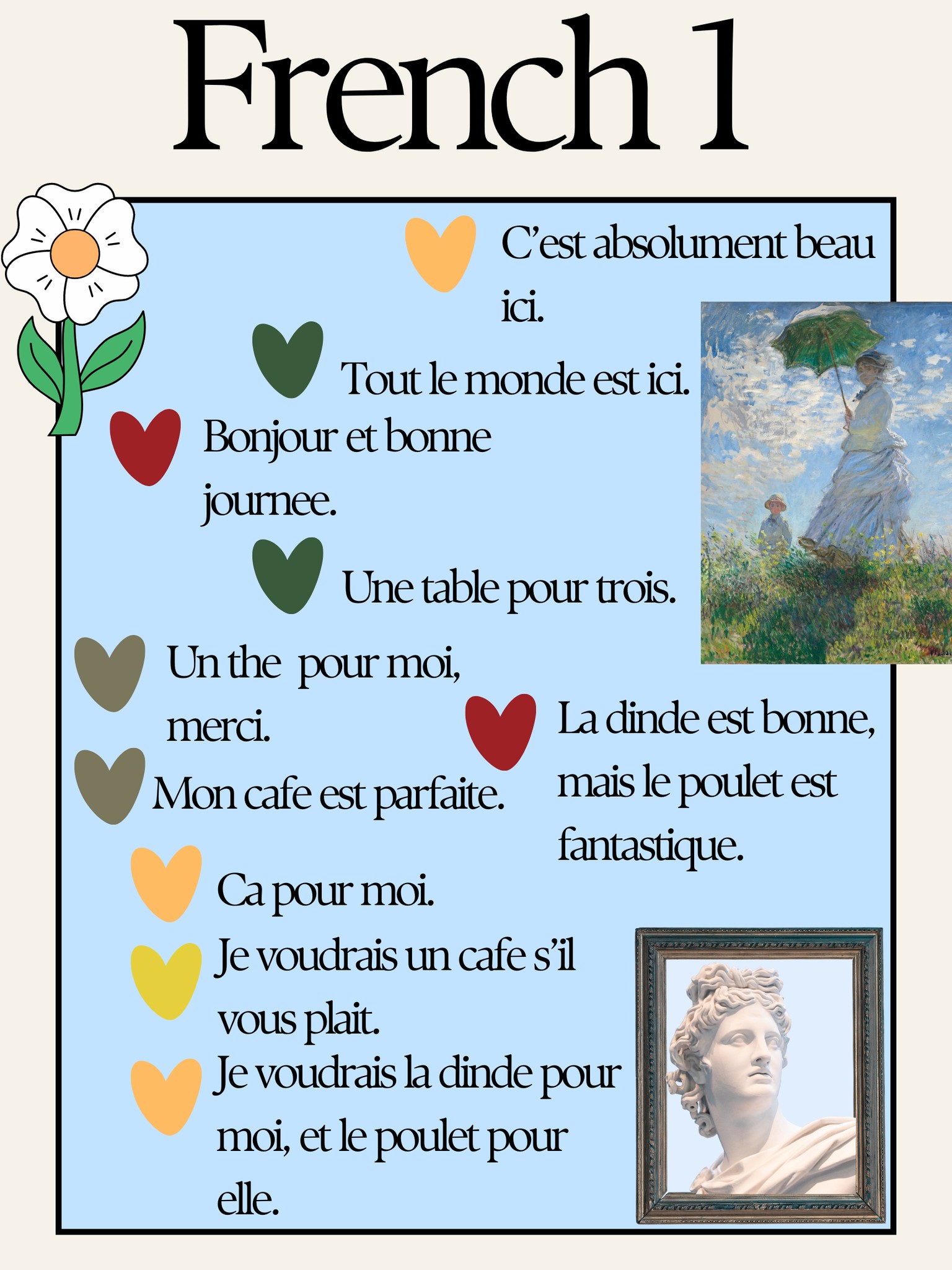 French Course 1 - image 1 - student project