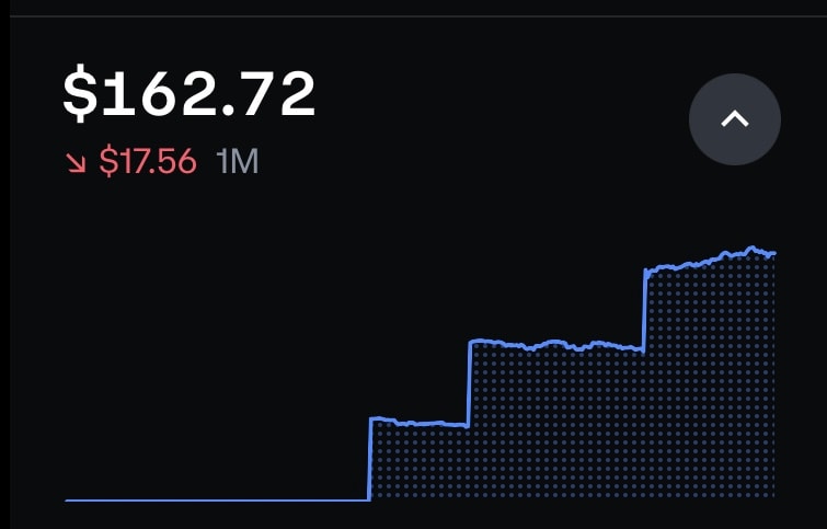 Crypto trading chart - image 3 - student project