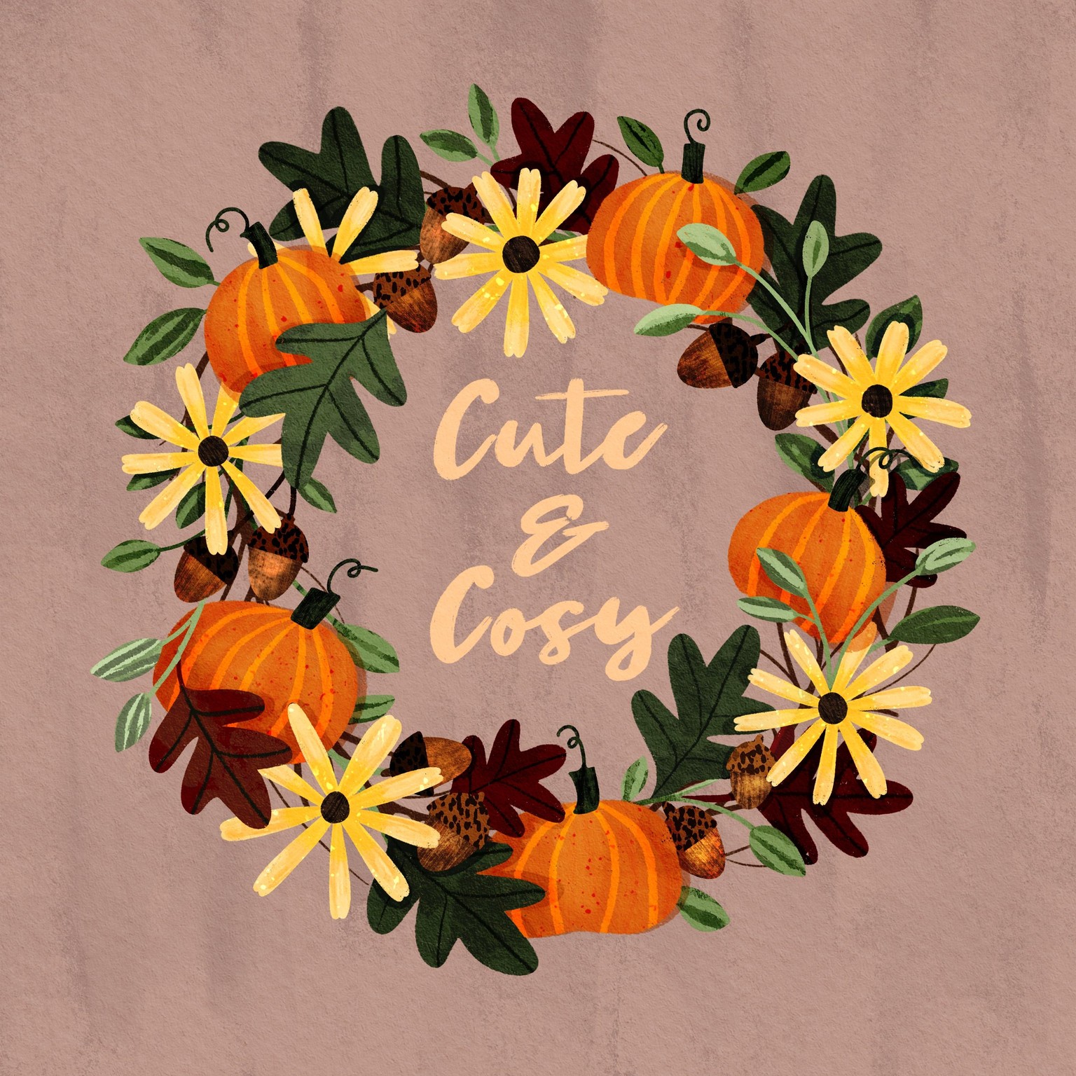 Drawing a Seasonal Wreath - image 3 - student project
