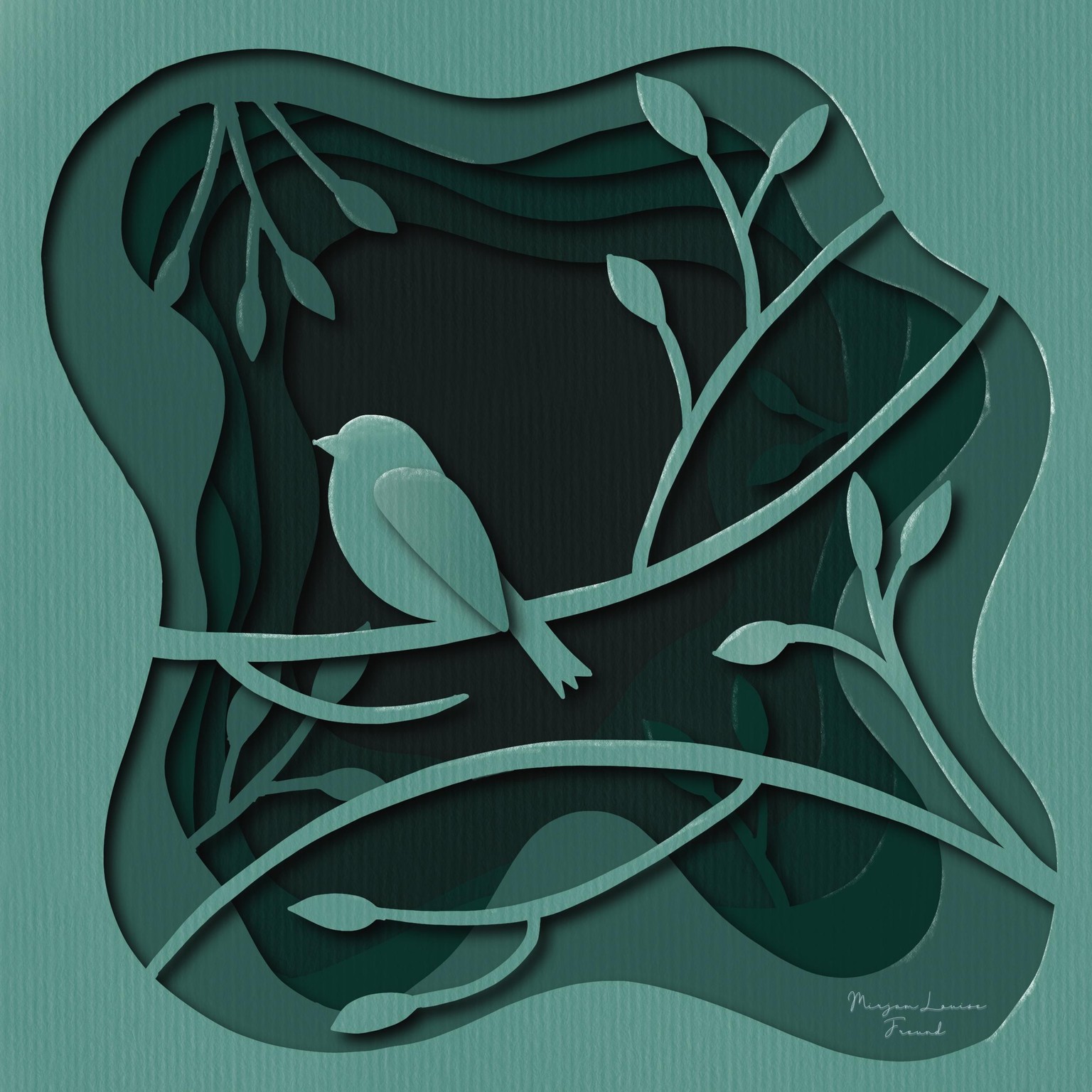 Paper cut out - image 1 - student project