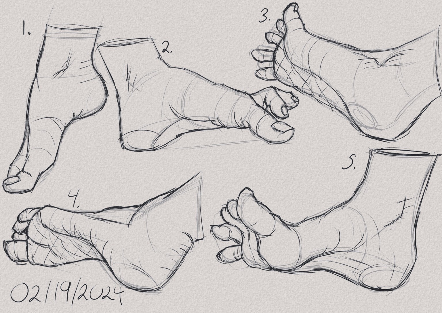 Drawing Feet - image 2 - student project