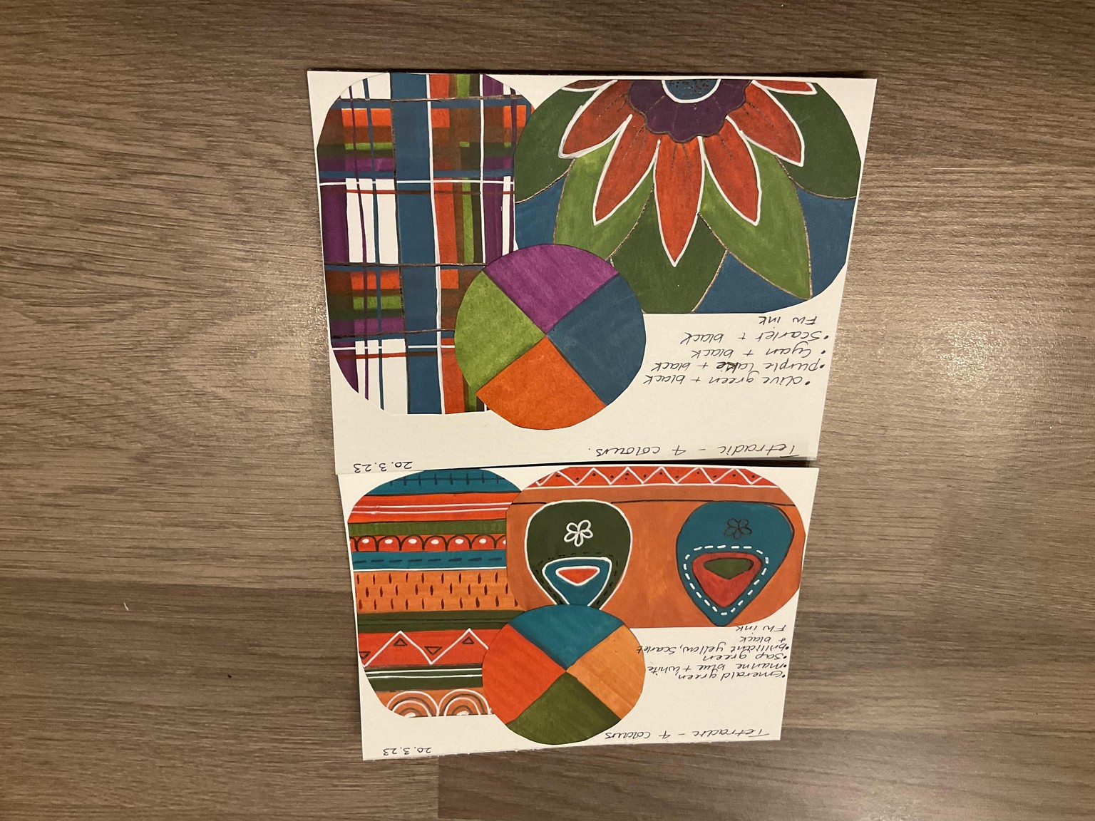 Colour theory circles n squares! - image 2 - student project