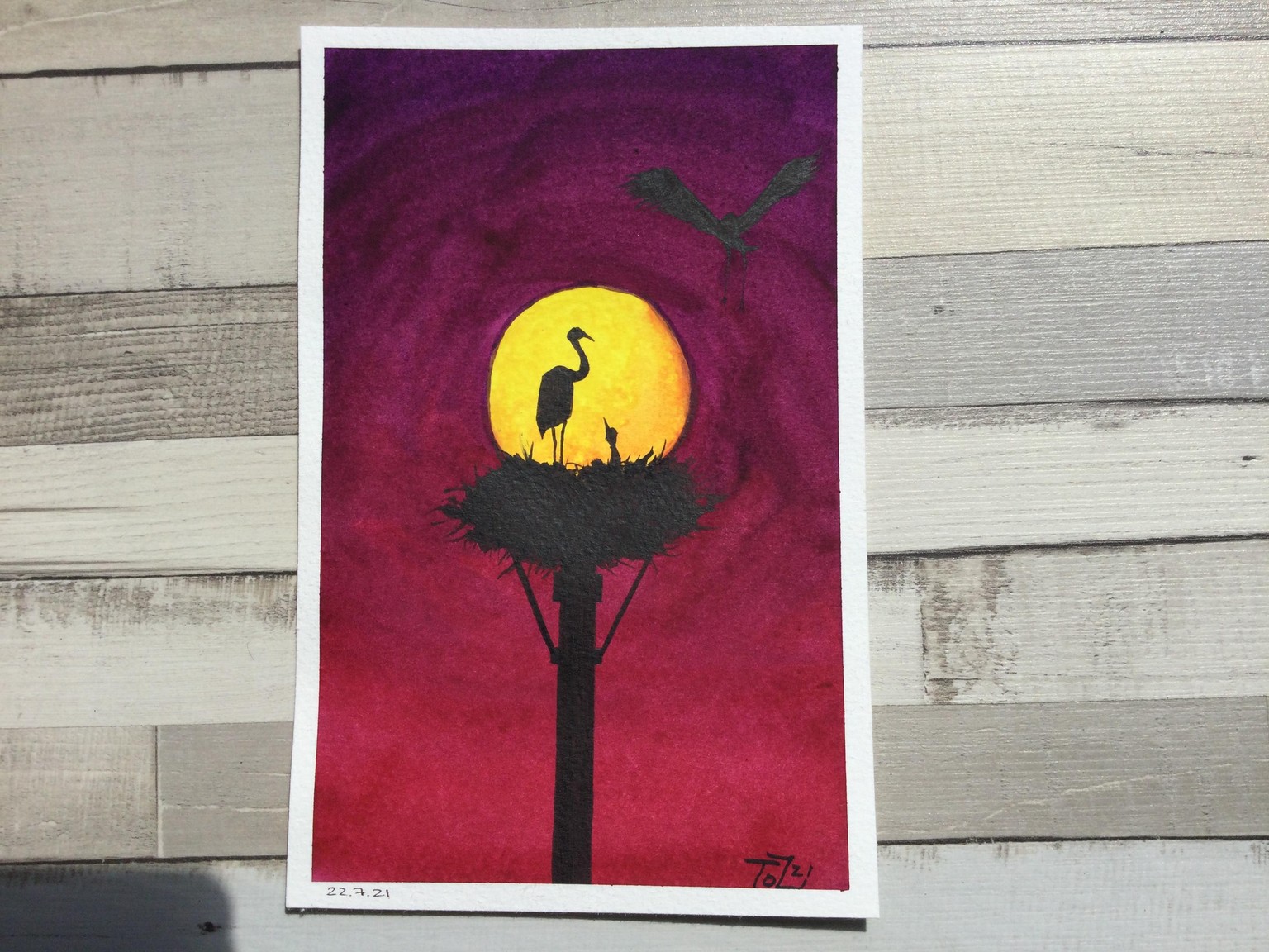 Crane Bird Series - image 1 - student project