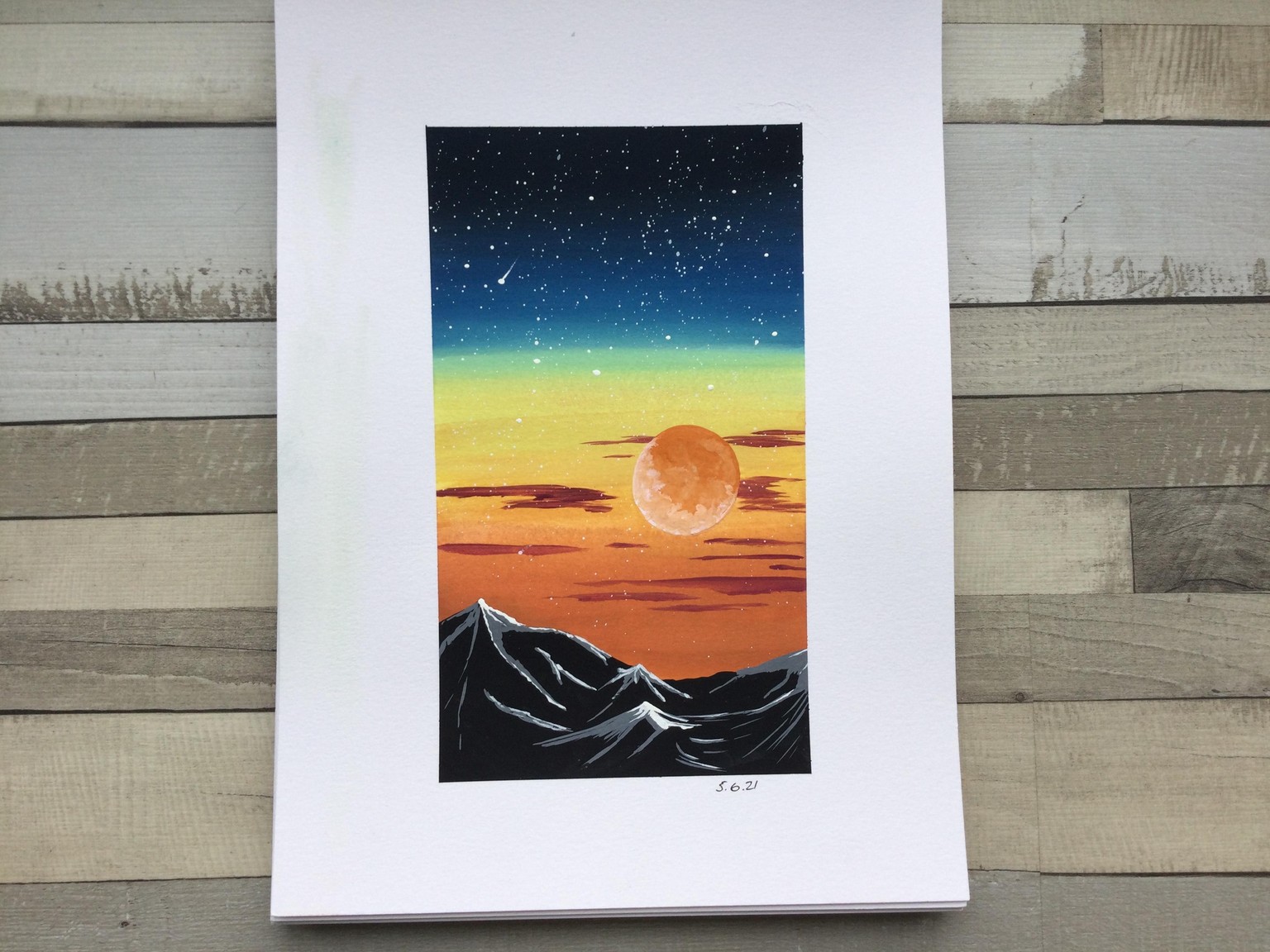 Gouache Skyline - image 4 - student project