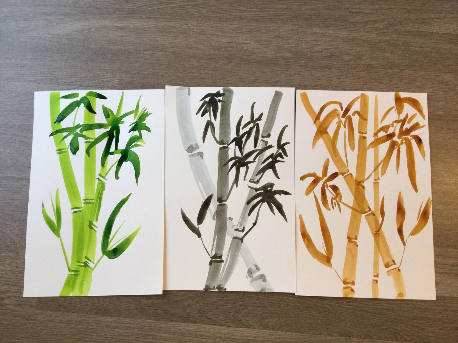 Bamboo / Orchid ink - image 1 - student project