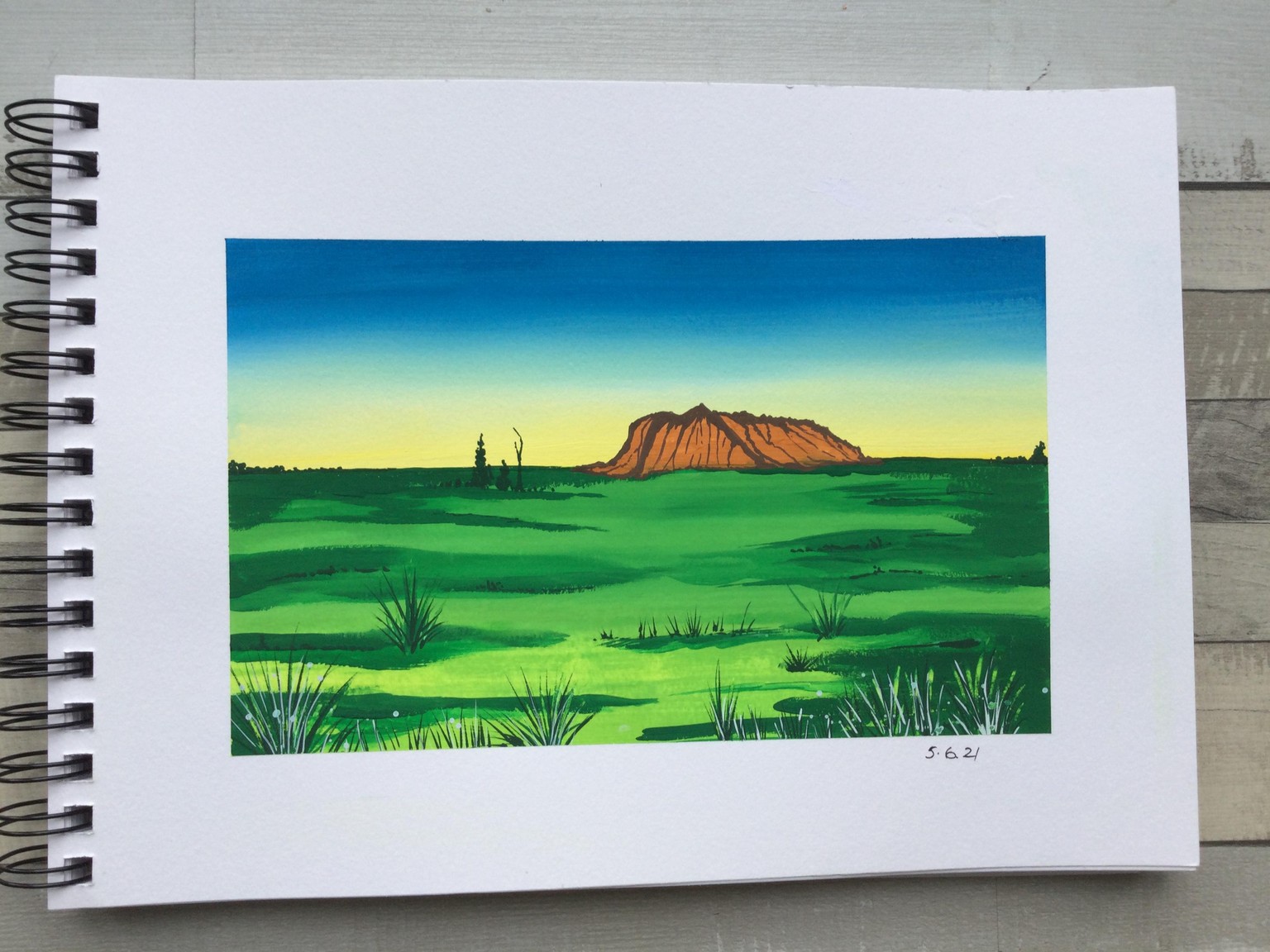 Gouache Skyline - image 3 - student project
