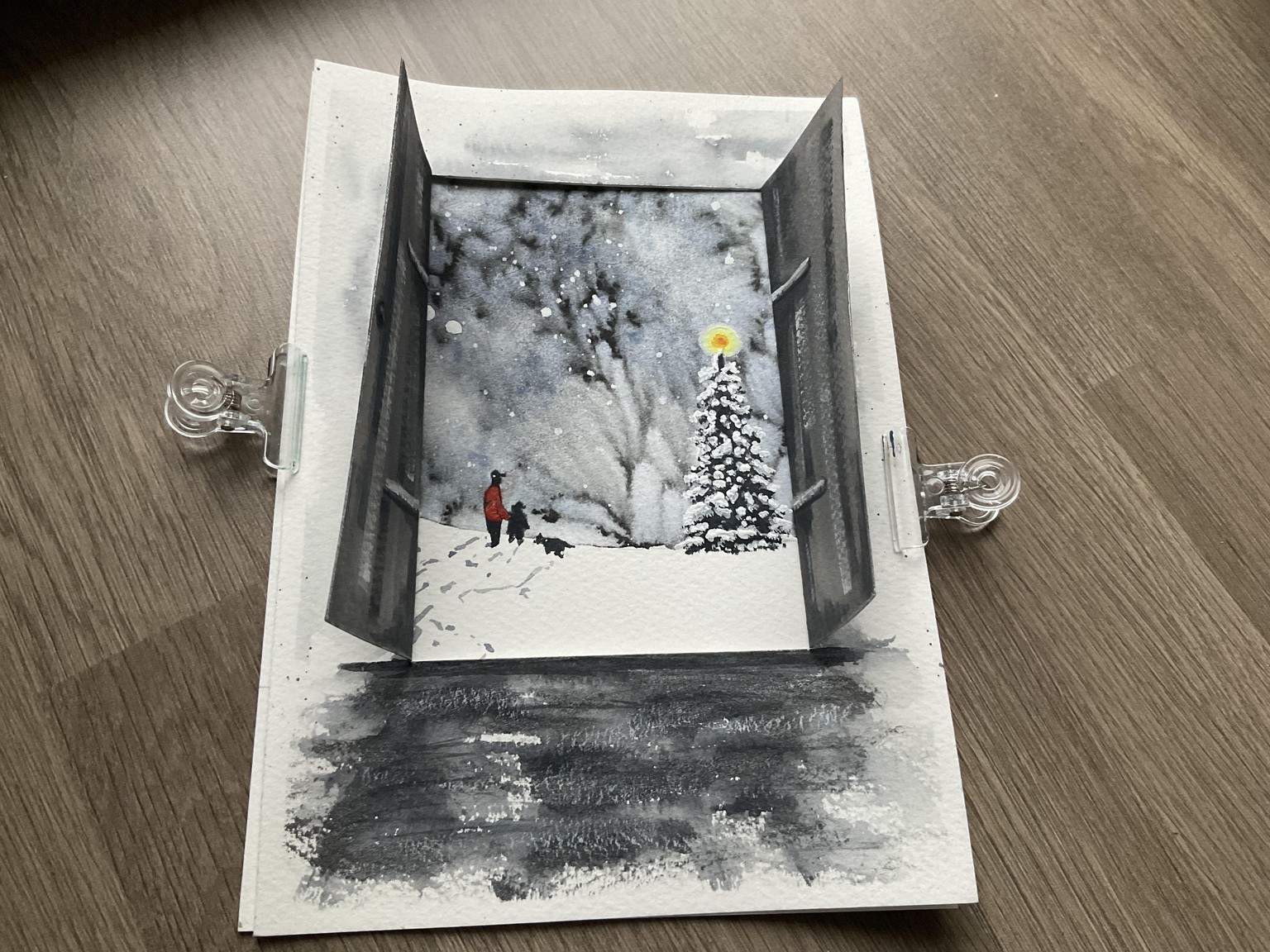 Door flap fun painting - image 1 - student project