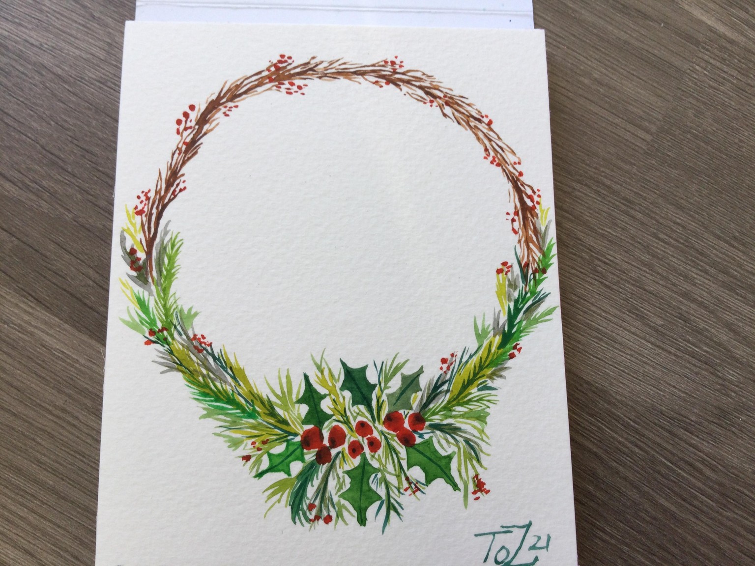 Twig Wreath - image 2 - student project