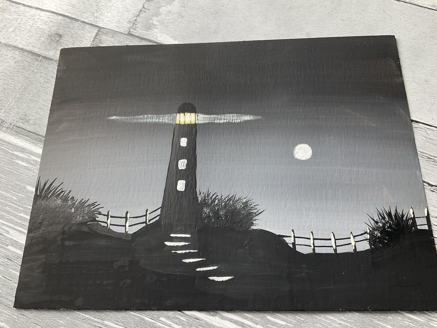 Gouache snow mountains - image 1 - student project