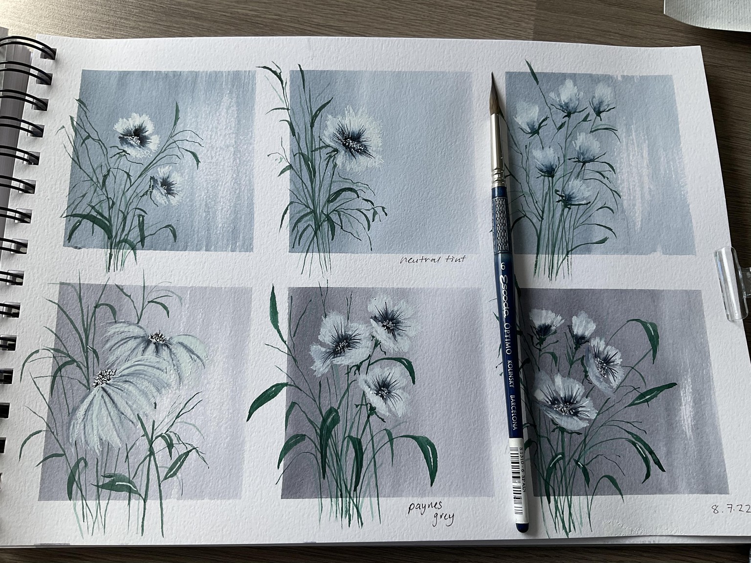 6 little flowers - image 1 - student project