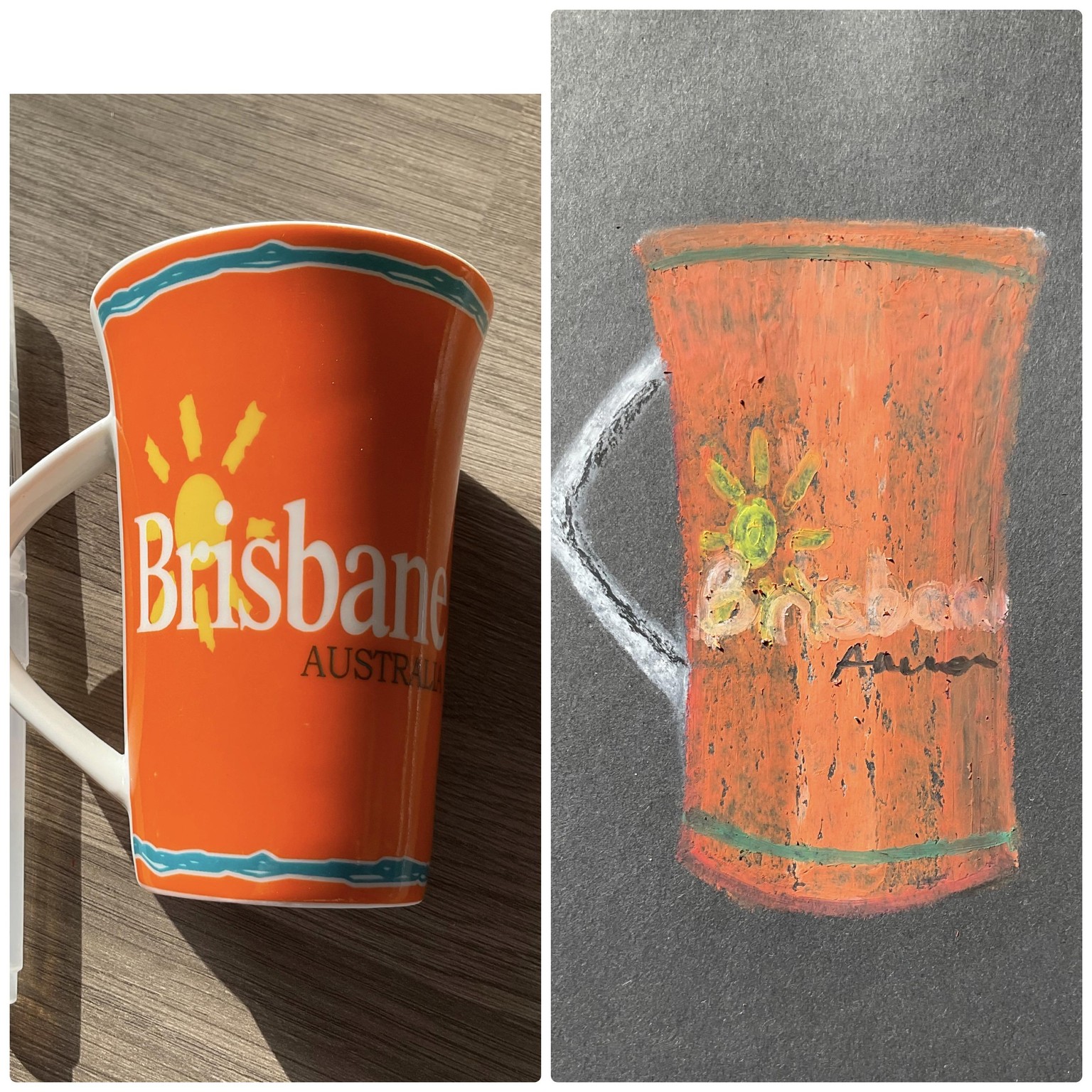 Oil Pastel Cup - image 1 - student project