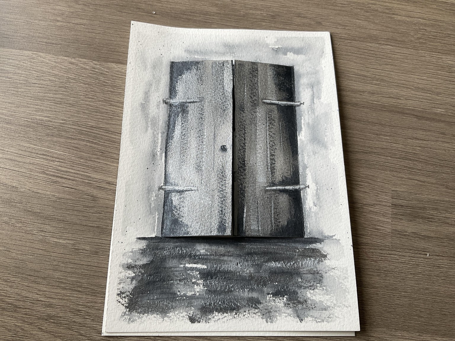 Door flap fun painting - image 2 - student project