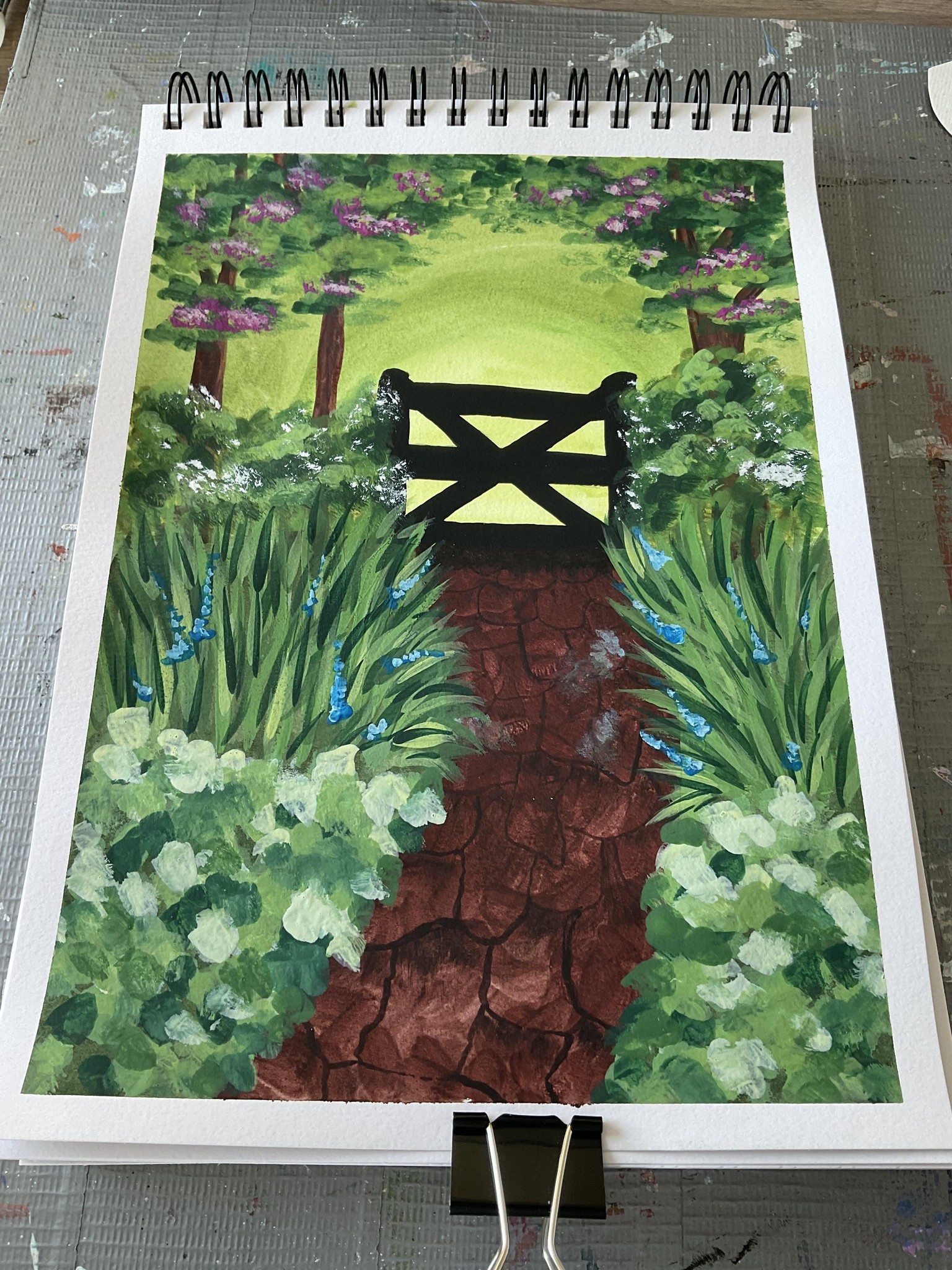 Gouache steps - image 2 - student project