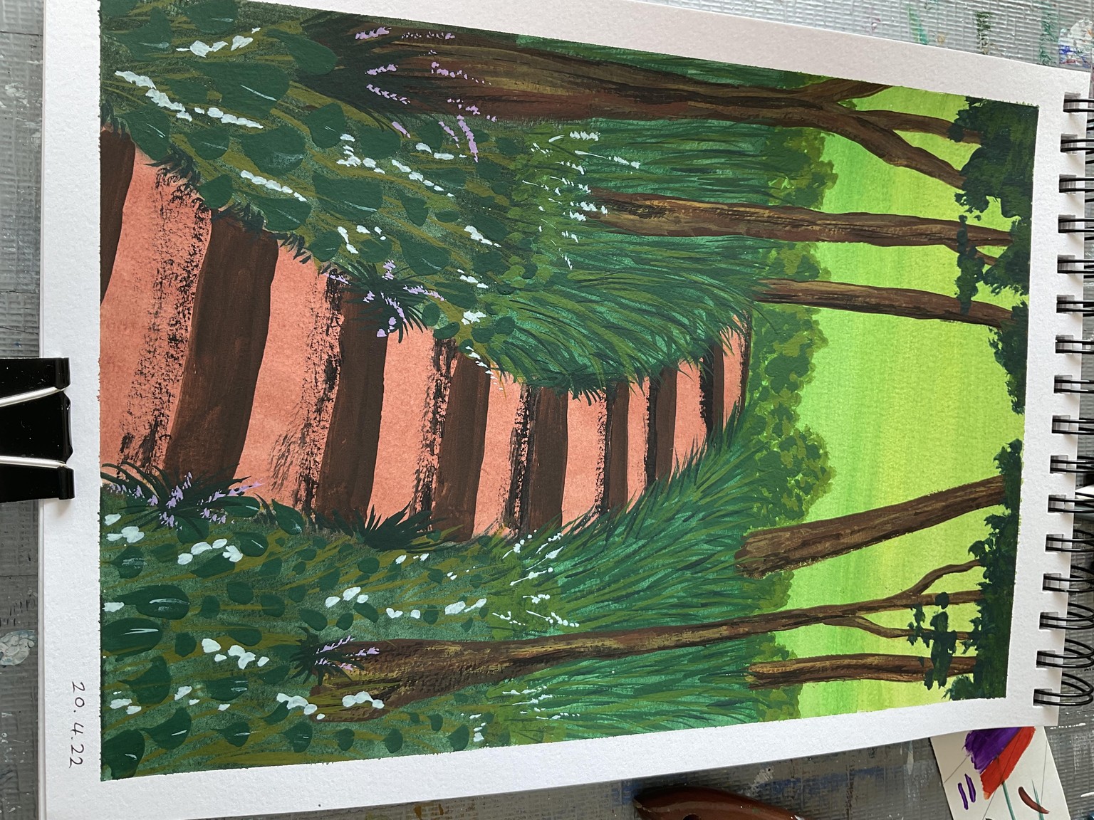 Gouache steps - image 1 - student project