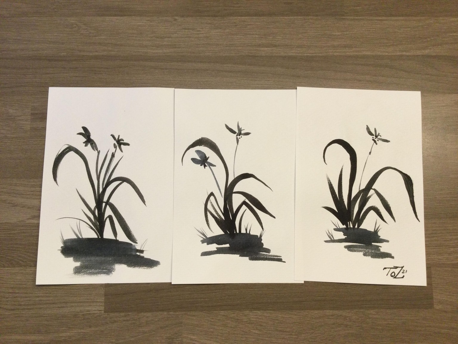Bamboo / Orchid ink - image 2 - student project