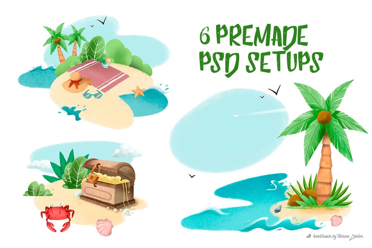 Summer Illustration Set Pack - image 4 - student project