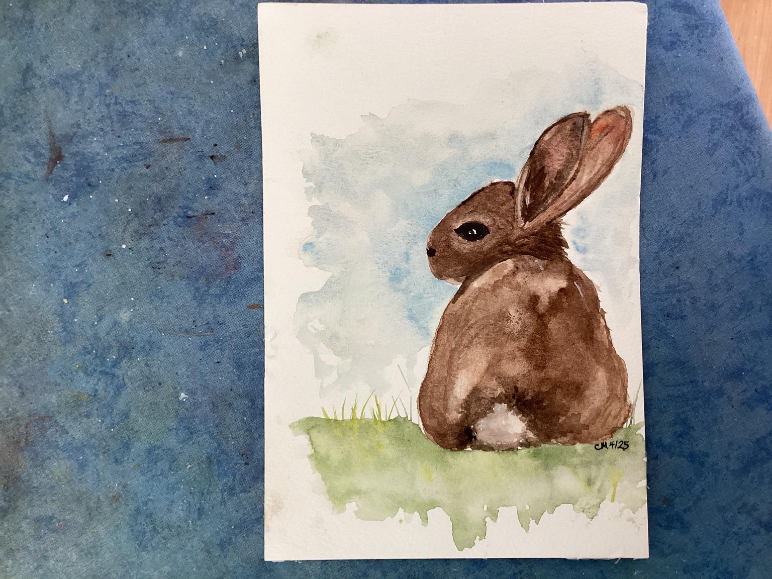 Cute bunnies a Akeksandryna Granyko tutorial - image 1 - student project