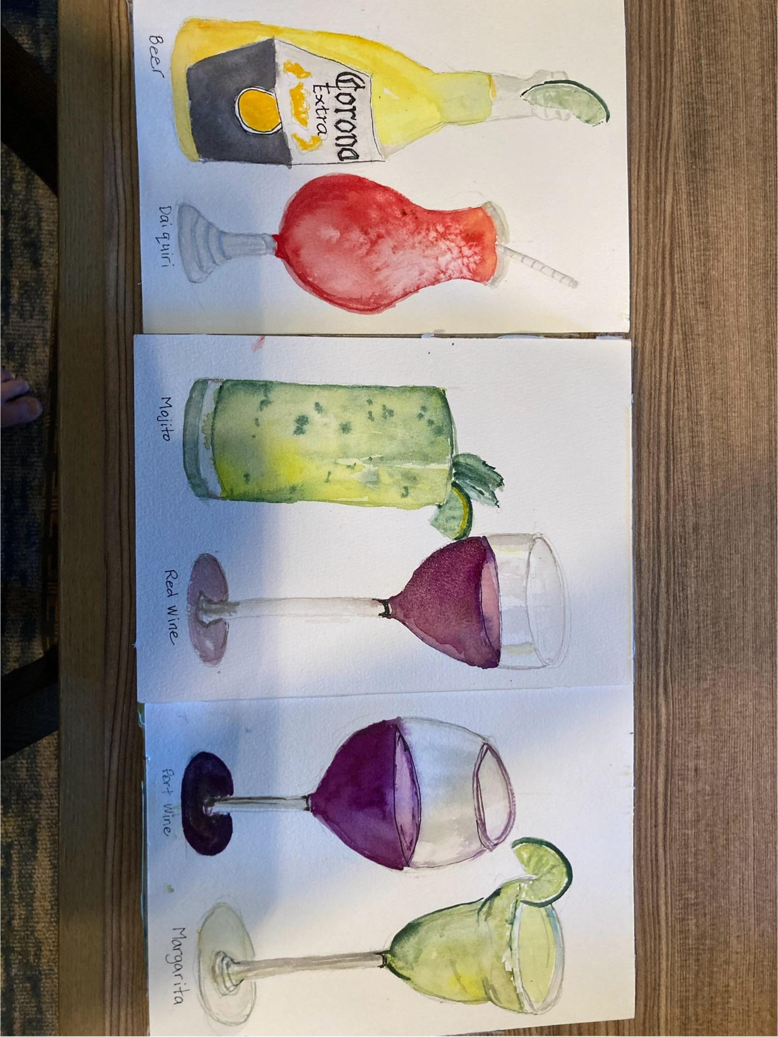 Beverages and glasses - image 1 - student project