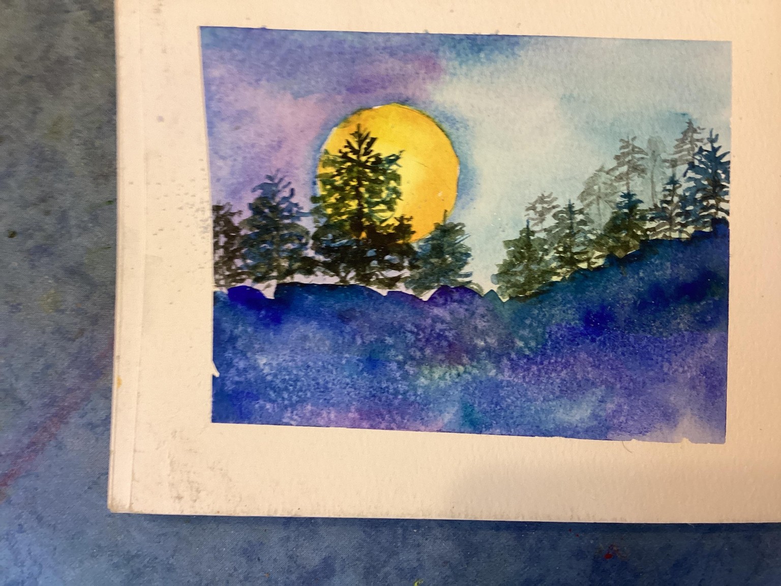 Night sky, a Will Elliston tutorial - image 1 - student project