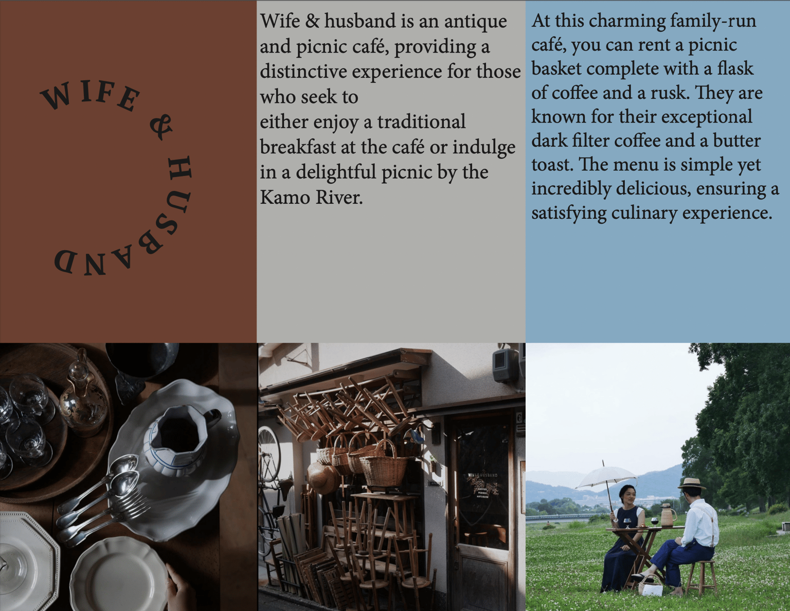 Nina's Kyoto Cafe Handbook - image 1 - student project