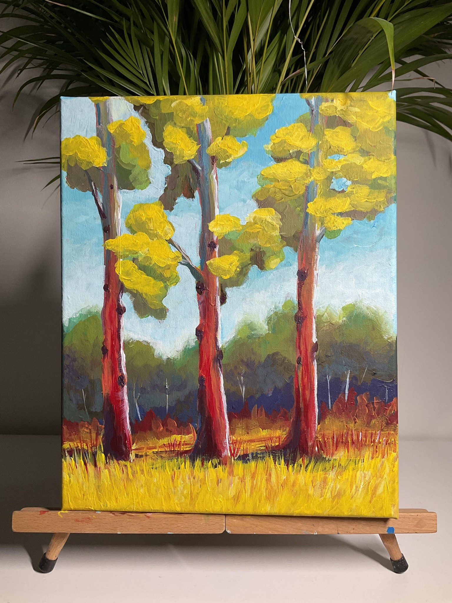 Landscape Acrylic Painting - image 1 - student project