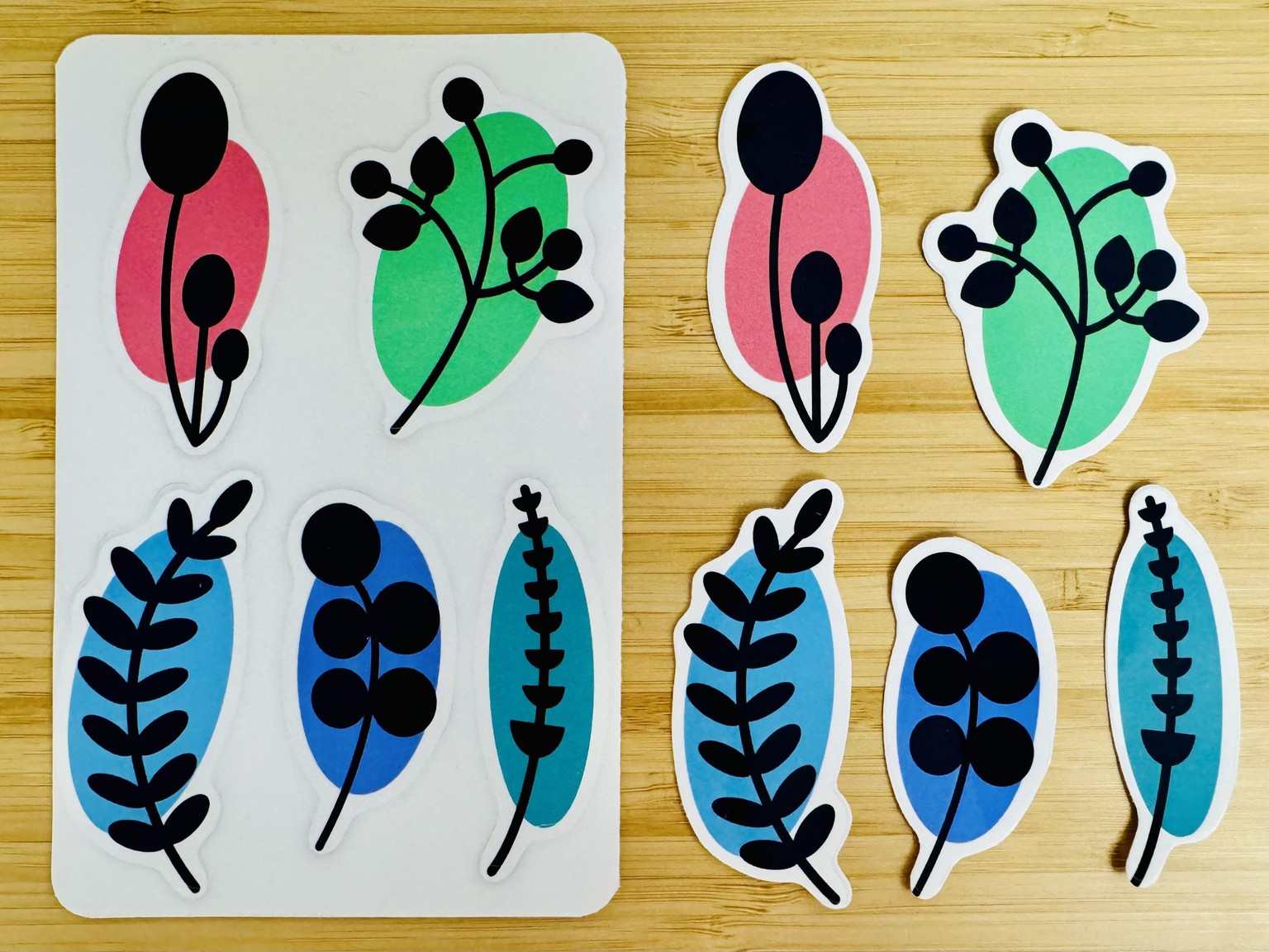 Colour Pop Flower Stickers - image 1 - student project