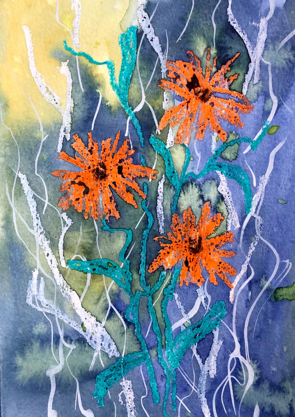 Abstract Florals - image 2 - student project