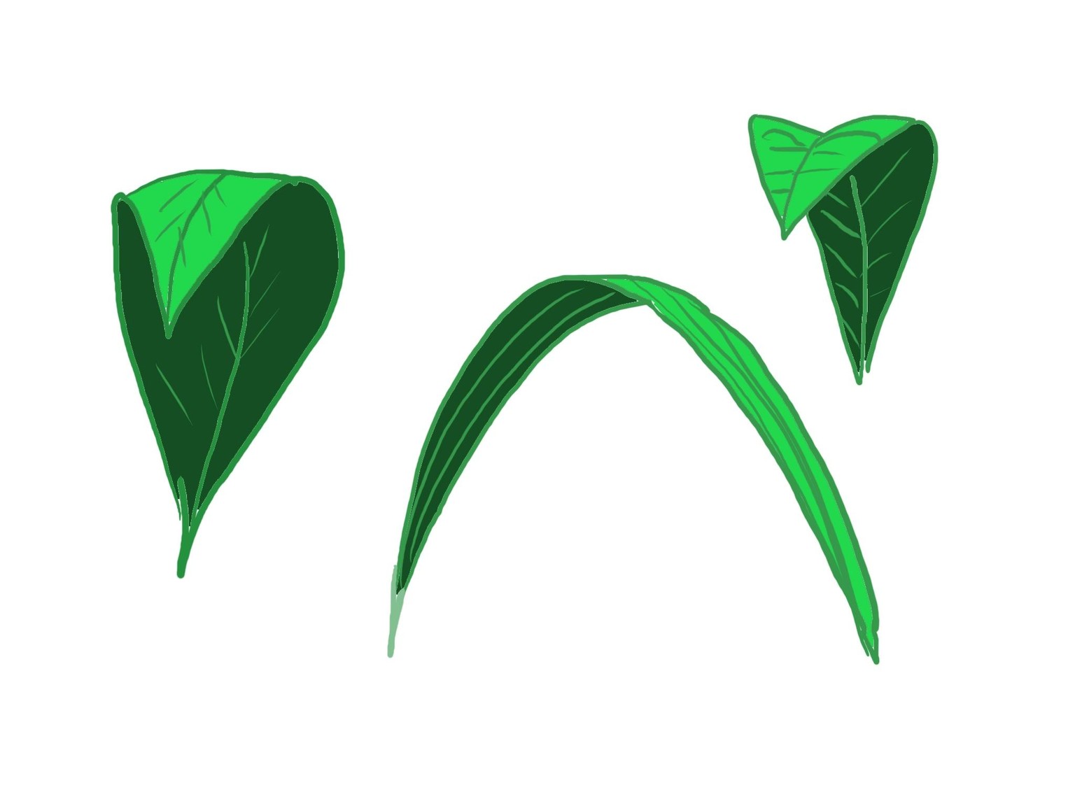 Practise leaf in procreate - image 4 - student project